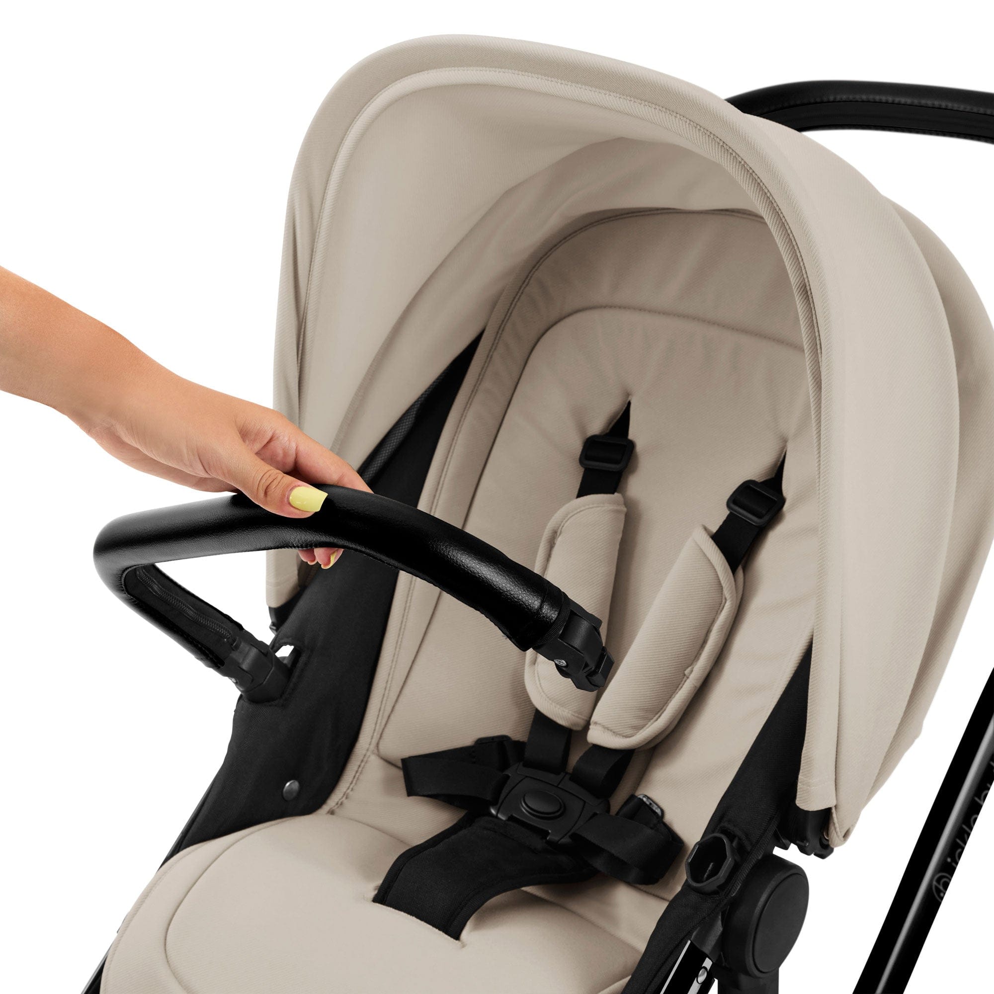 Ickle Bubba travel systems Ickle Bubba Stomp Luxe 12 Piece Travel System with i-Size Nimbus Car Seat & Spin Isofix Base - Stone