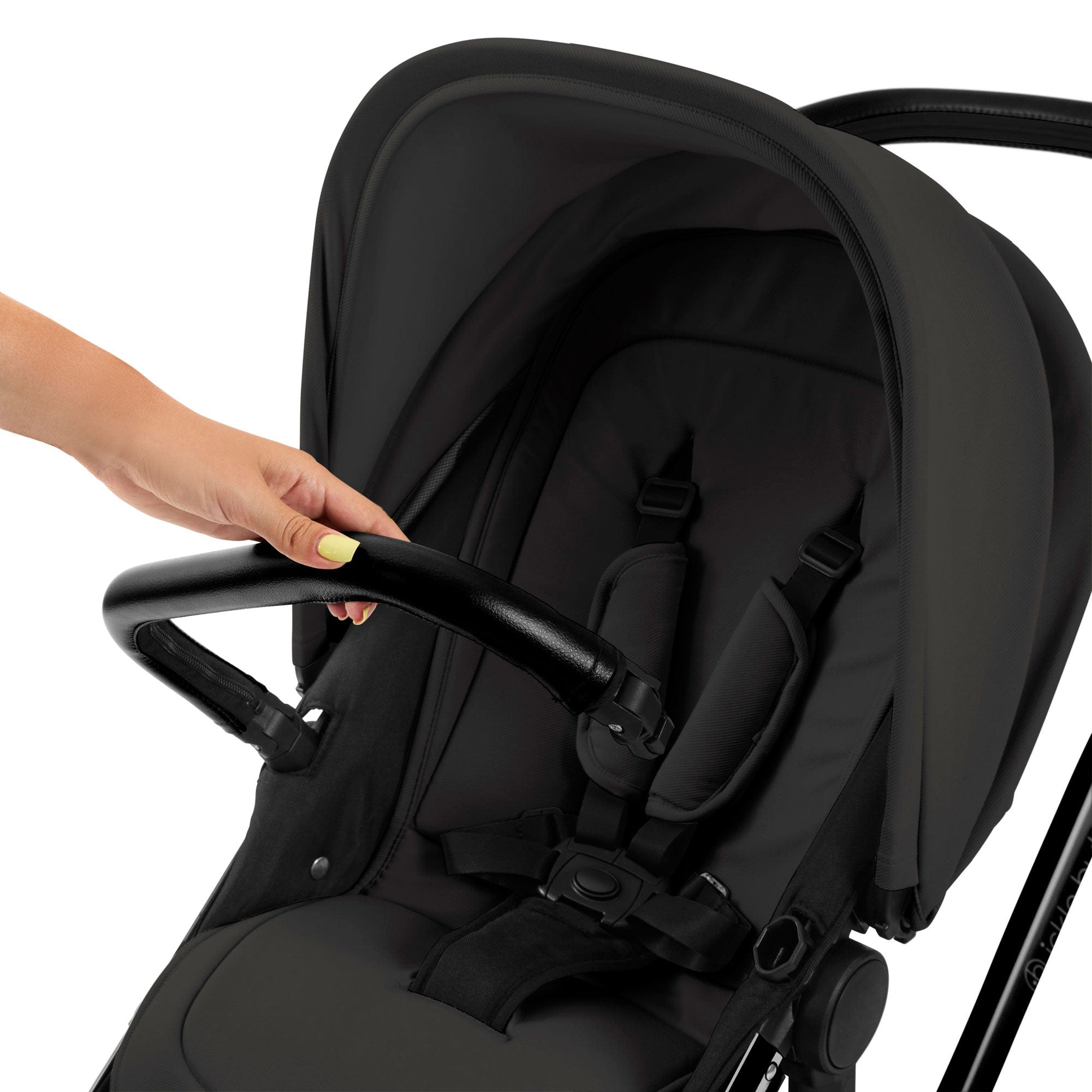 Ickle Bubba travel systems Ickle Bubba Stomp Luxe 12 Piece Travel System with Maxi-Cosi Cabriofix i-Size Car Seat & Isofix Base - Charcoal Grey