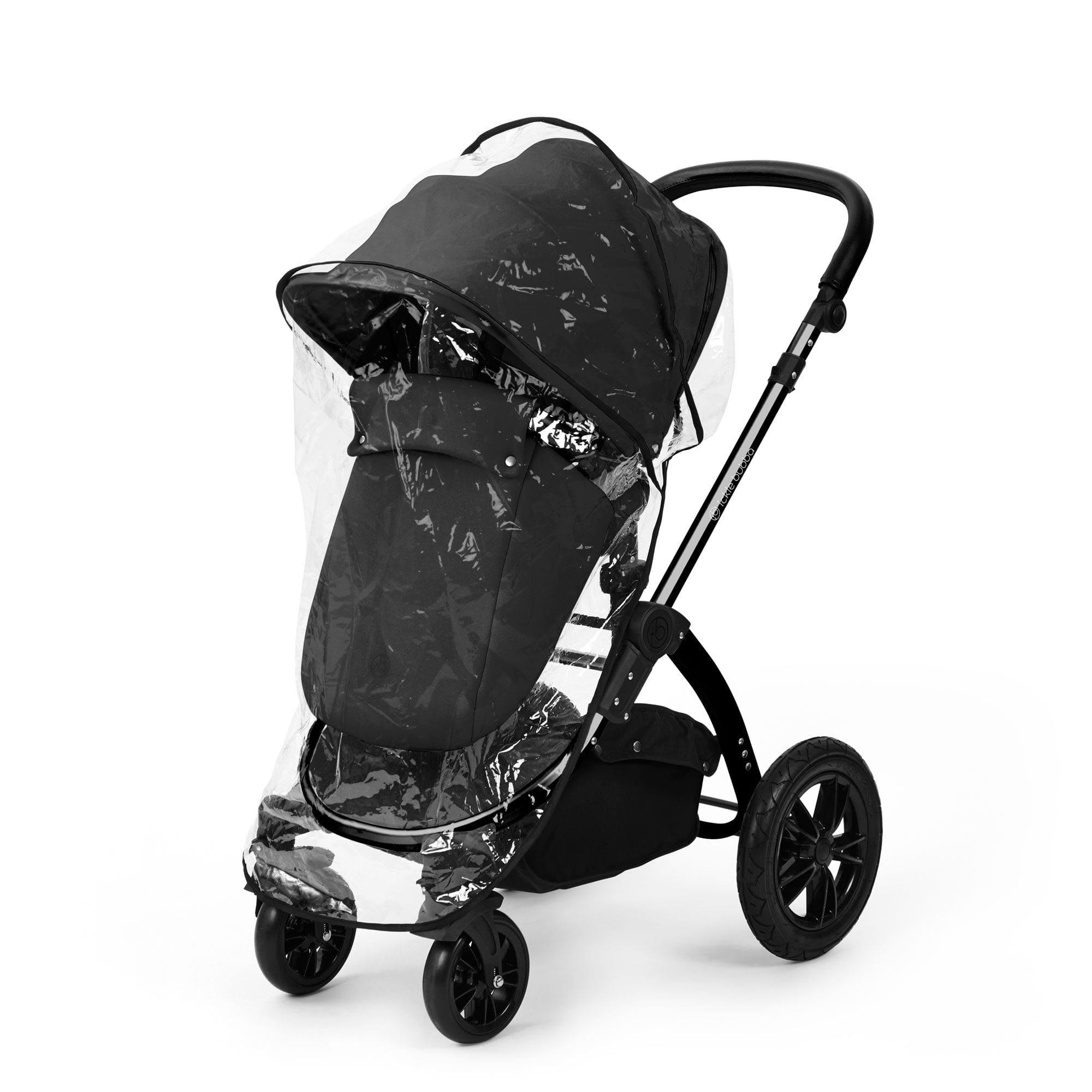 Ickle Bubba travel systems Ickle Bubba Stomp Luxe 12 Piece Travel System with Maxi-Cosi Cabriofix i-Size Car Seat & Isofix Base - Midnight