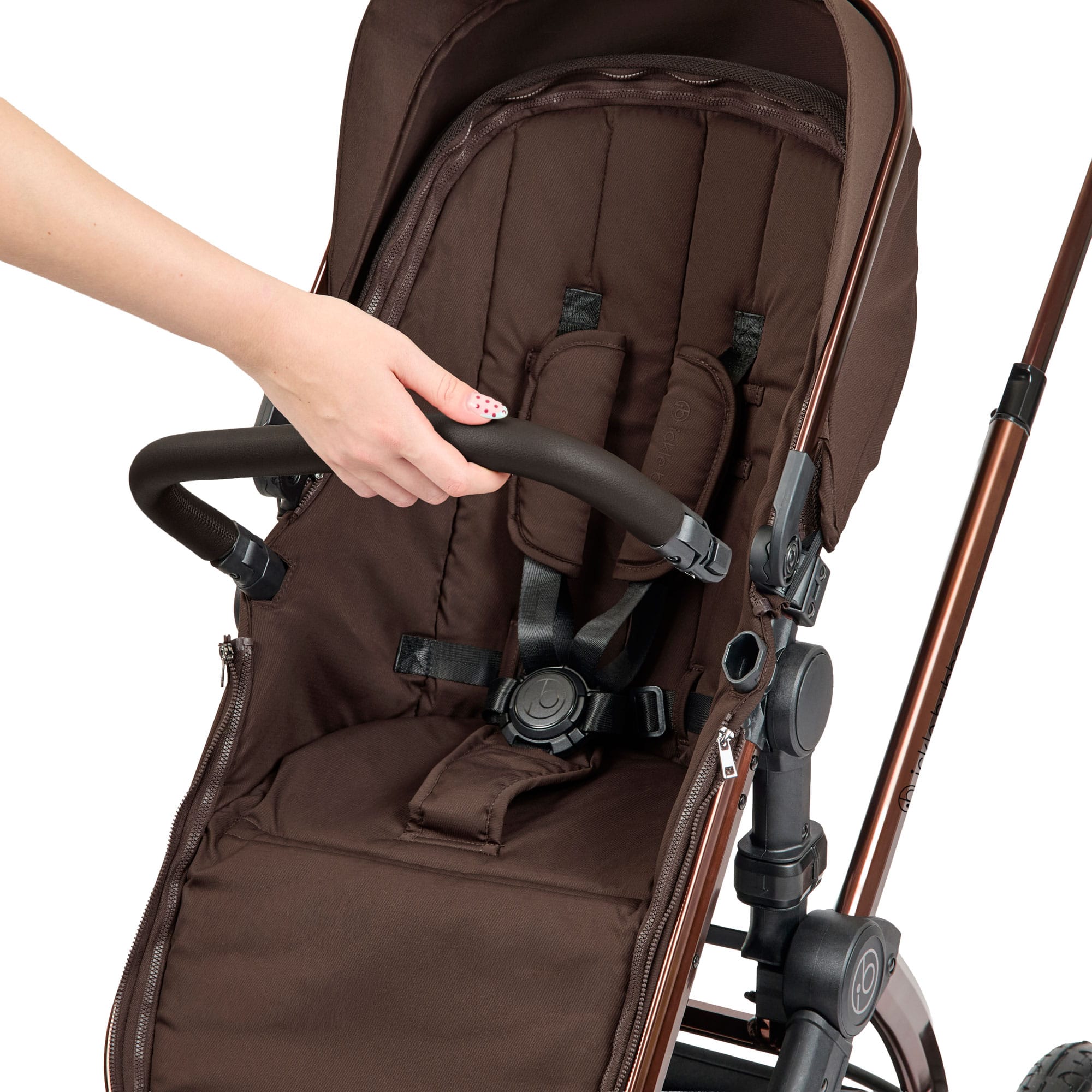 Ickle Bubba travel systems Ickle Bubba Stomp Luxe Elements Edition 15 Piece Travel System - Chestnut 10-014-330-169