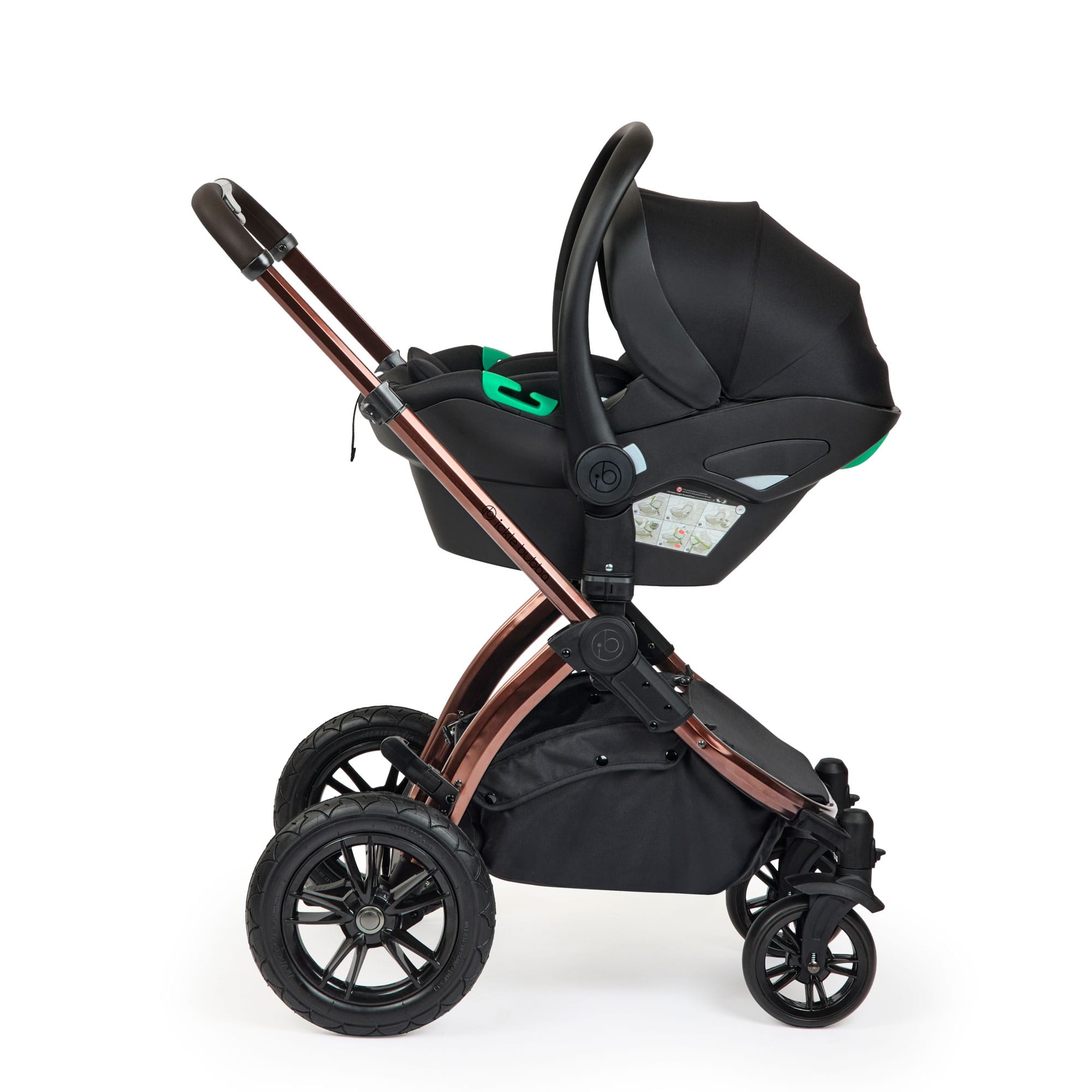 Ickle Bubba travel systems Ickle Bubba Stomp Luxe Elements Edition 15 Piece Travel System - Chestnut 10-014-330-169