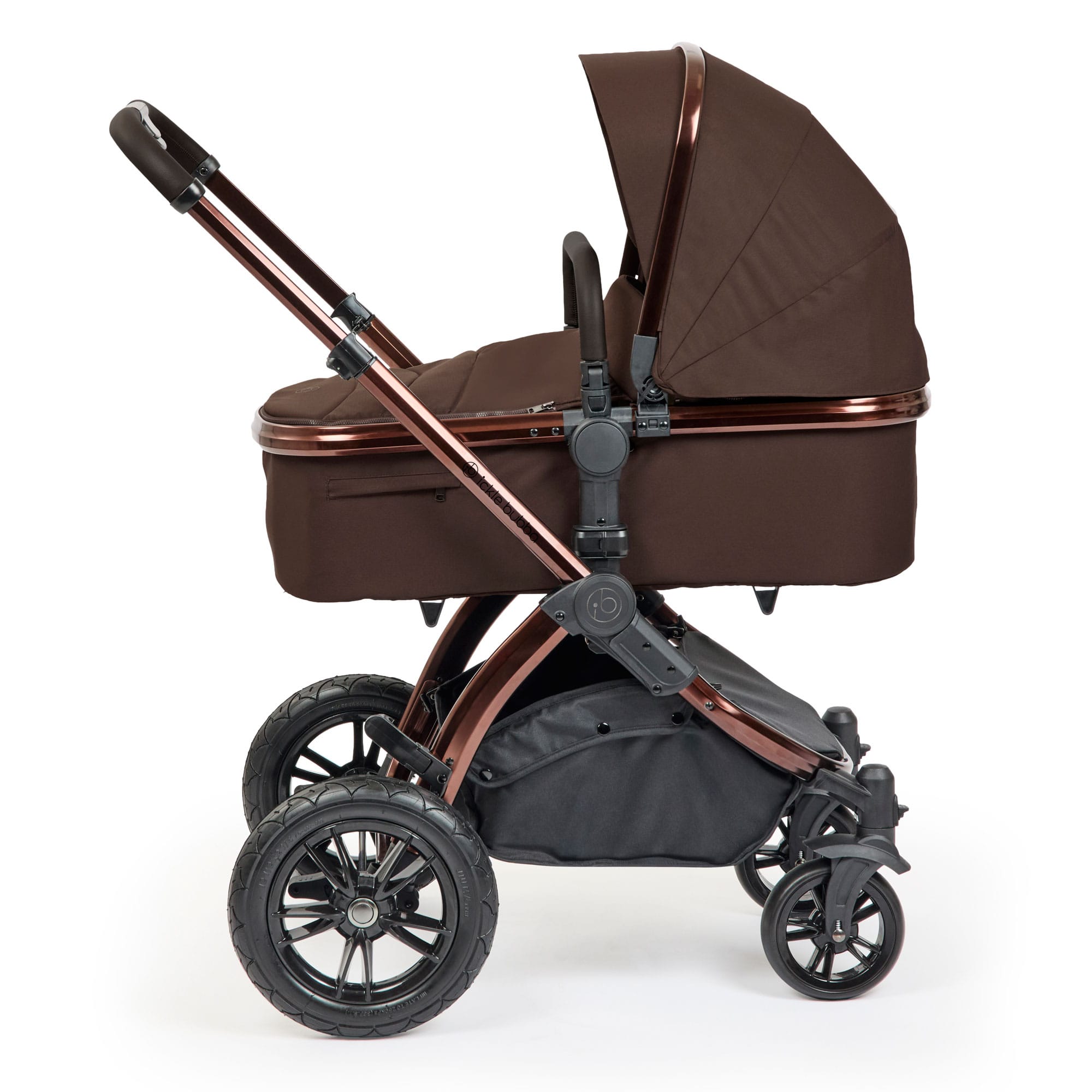 Ickle Bubba travel systems Ickle Bubba Stomp Luxe Elements Edition 15 Piece Travel System - Chestnut 10-014-330-169