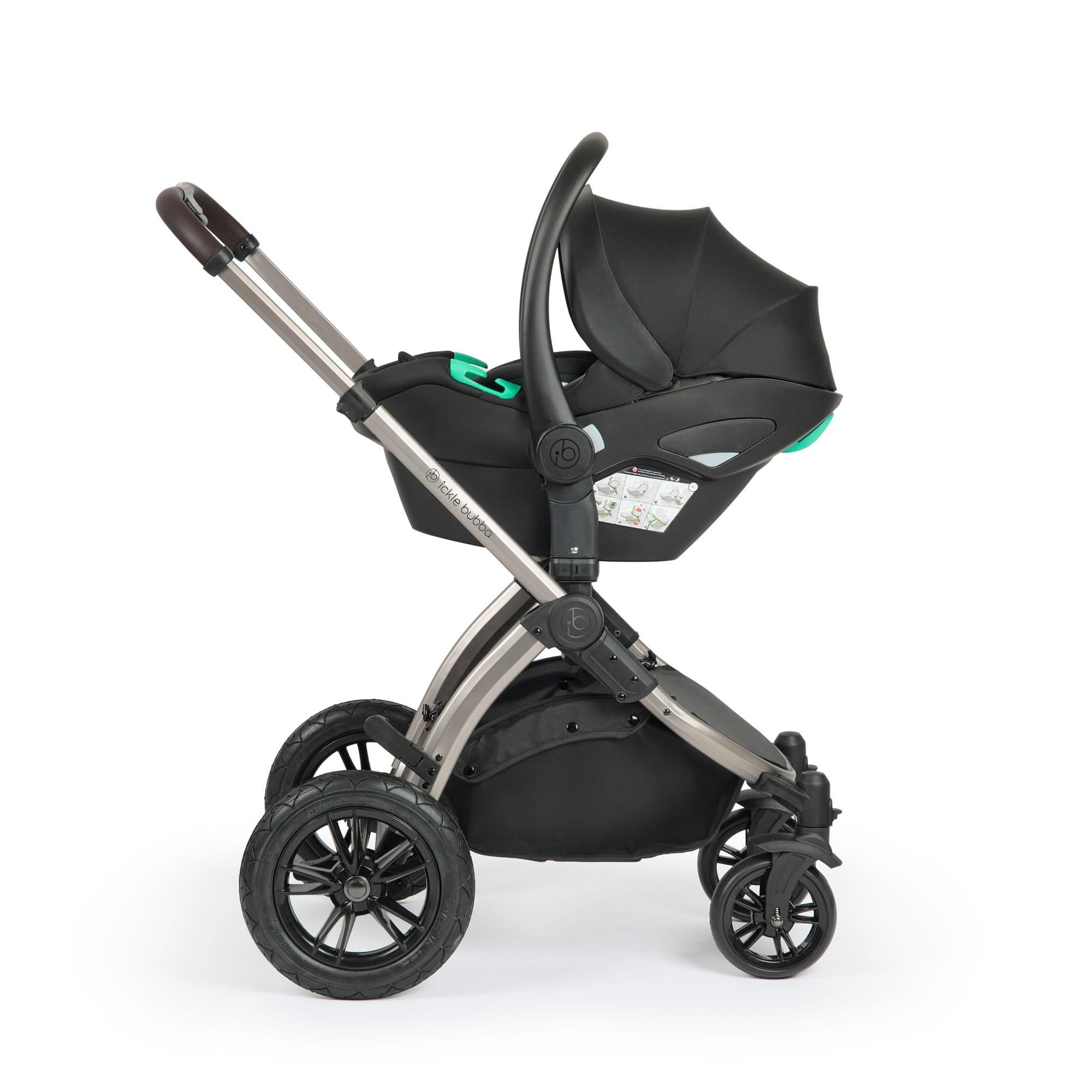 Ickle Bubba travel systems Ickle Bubba Stomp Luxe Elements Edition 15 Piece Travel System - Moonbeam 10-014-330-171