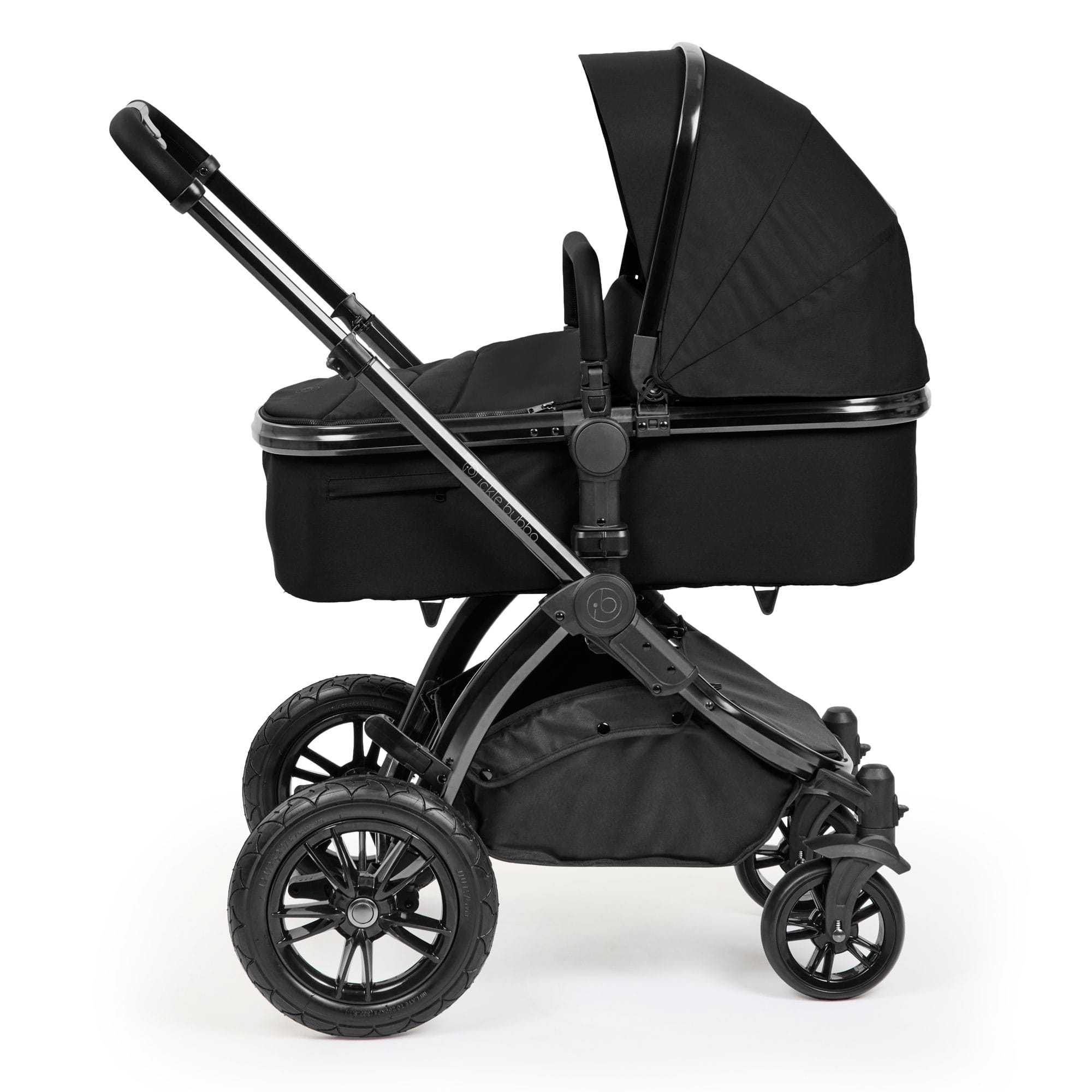 Ickle Bubba travel systems Ickle Bubba Stomp Luxe Elements Edition 15 Piece Travel System - Raven 10-014-330-168