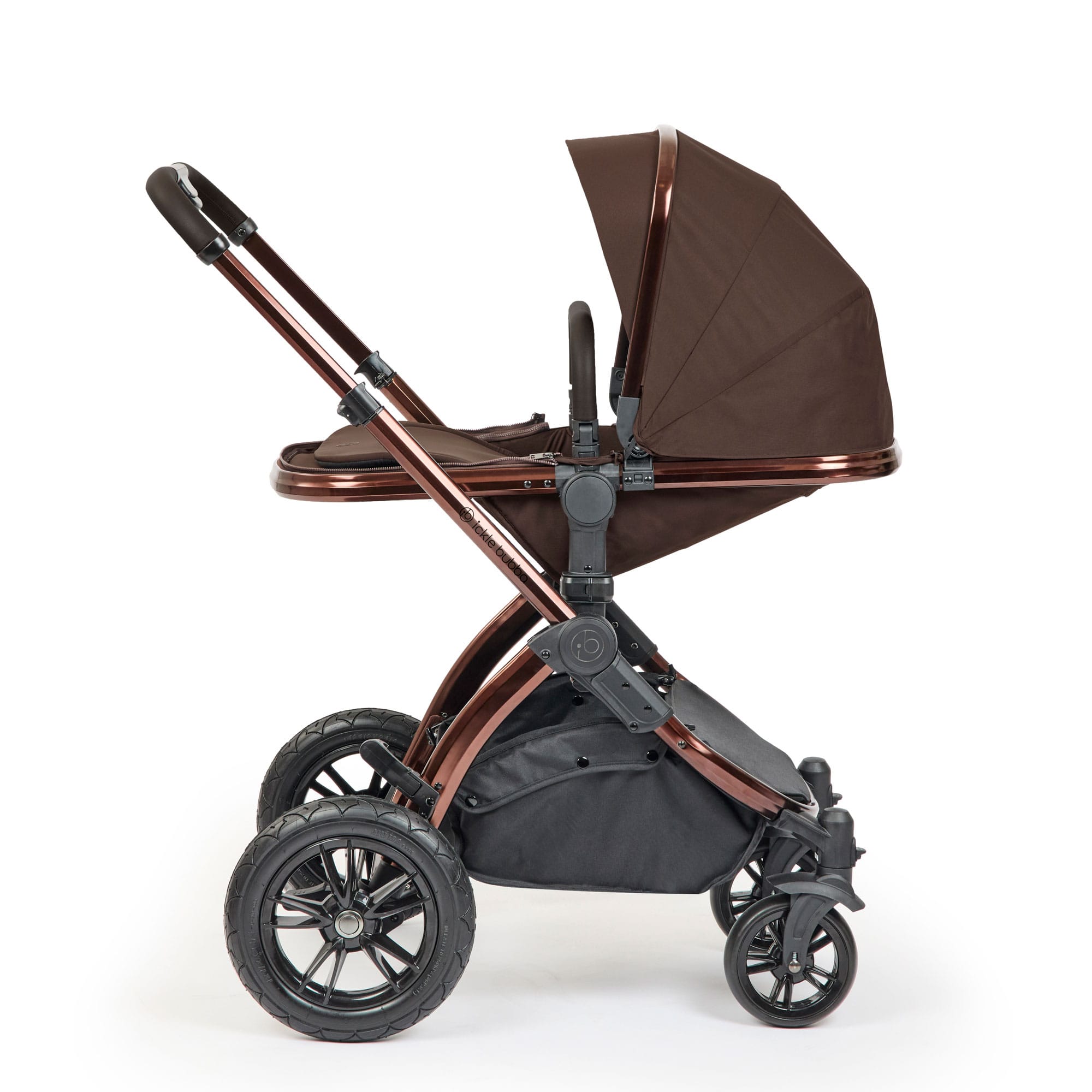 Ickle Bubba travel systems Ickle Bubba Stomp Luxe Elements Edition 16 Piece Ultimate Travel System - Chestnut 10-014-420-169
