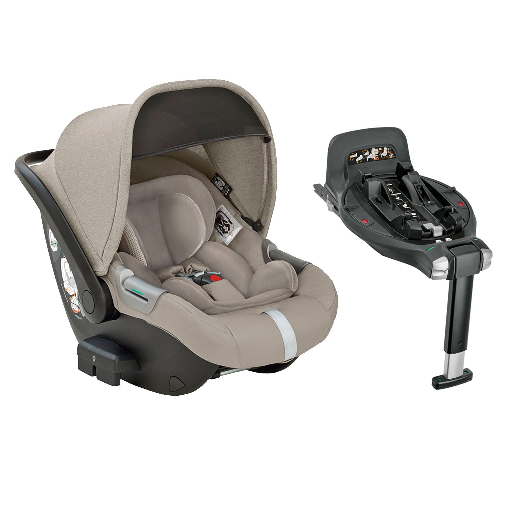Inglesina baby car seats Inglesina Electa Darwin Infant Recline Car Seat - Battery Beige CAR/ING/091335-1