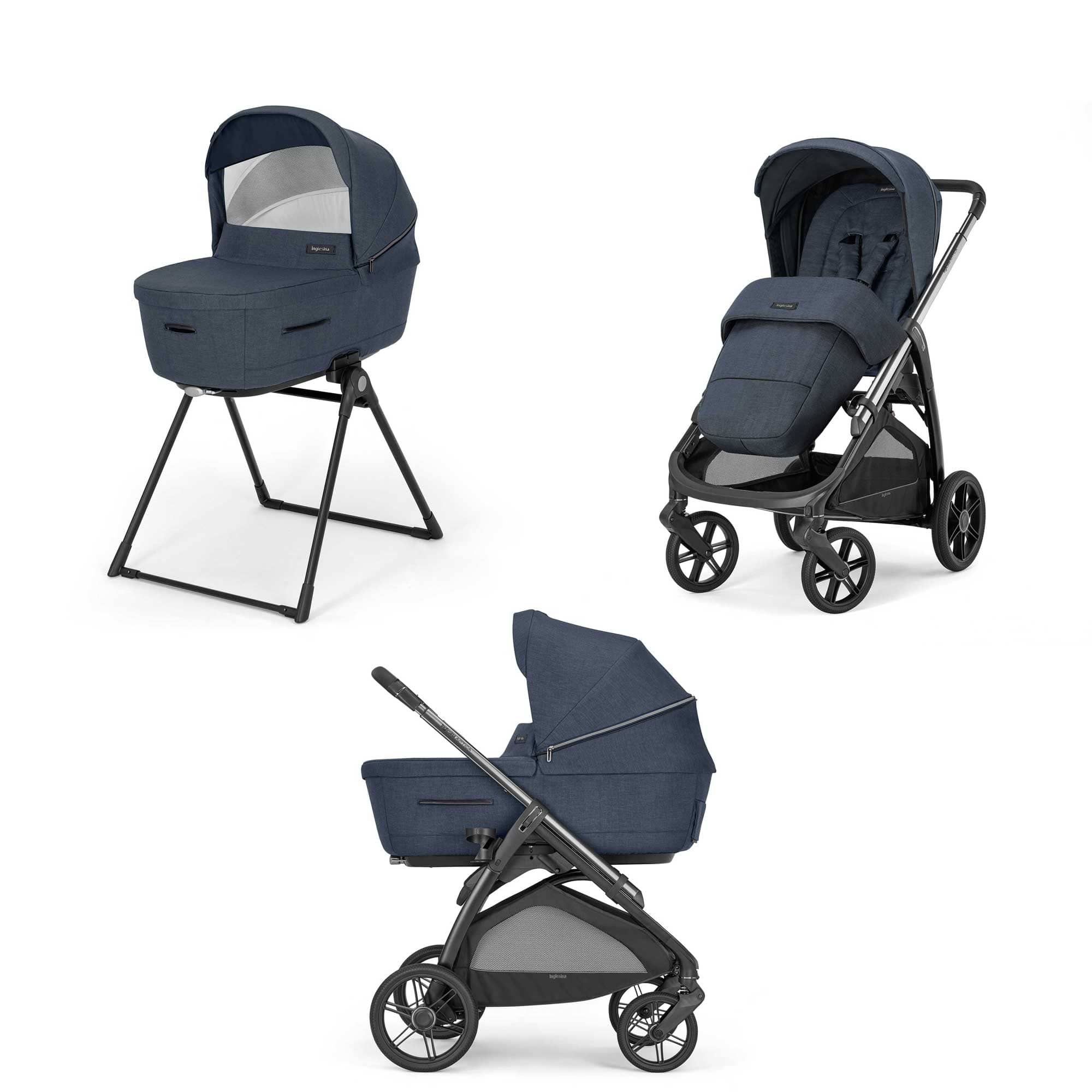 Inglesina baby prams Inglesina Aptica Duo Travel System - Resort Blue STR/ING/154374