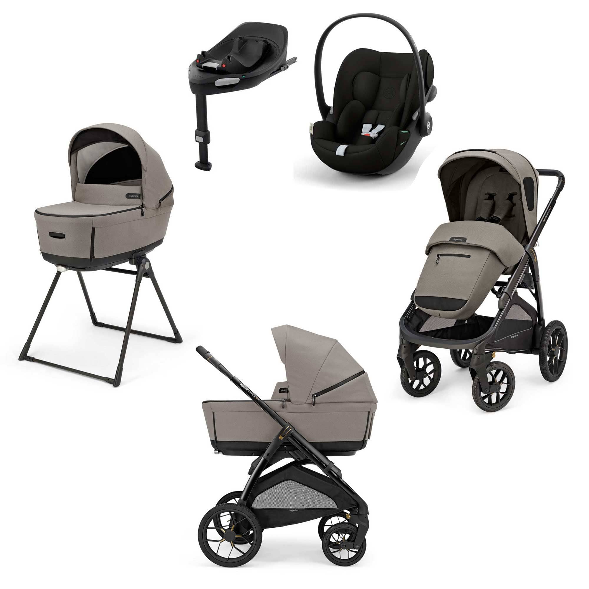 Inglesina travel systems Inglesina Aptica XT Quattro Cybex Travel System - Tundra Beige STR/ING/154053-5