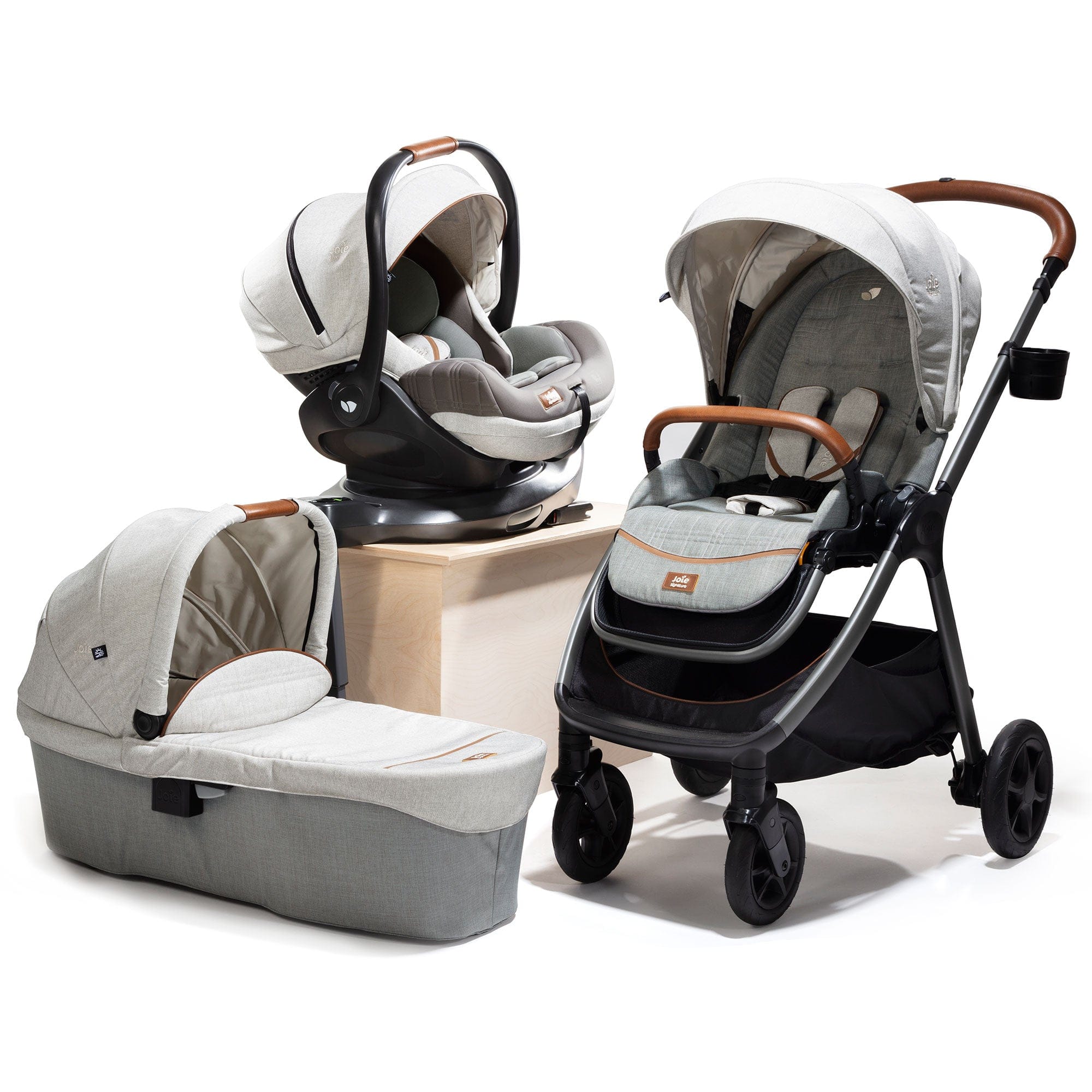 Joie baby prams Joie Finiti Flex Travel Ready Bundle Oyster Z2BJFNIT1012UK