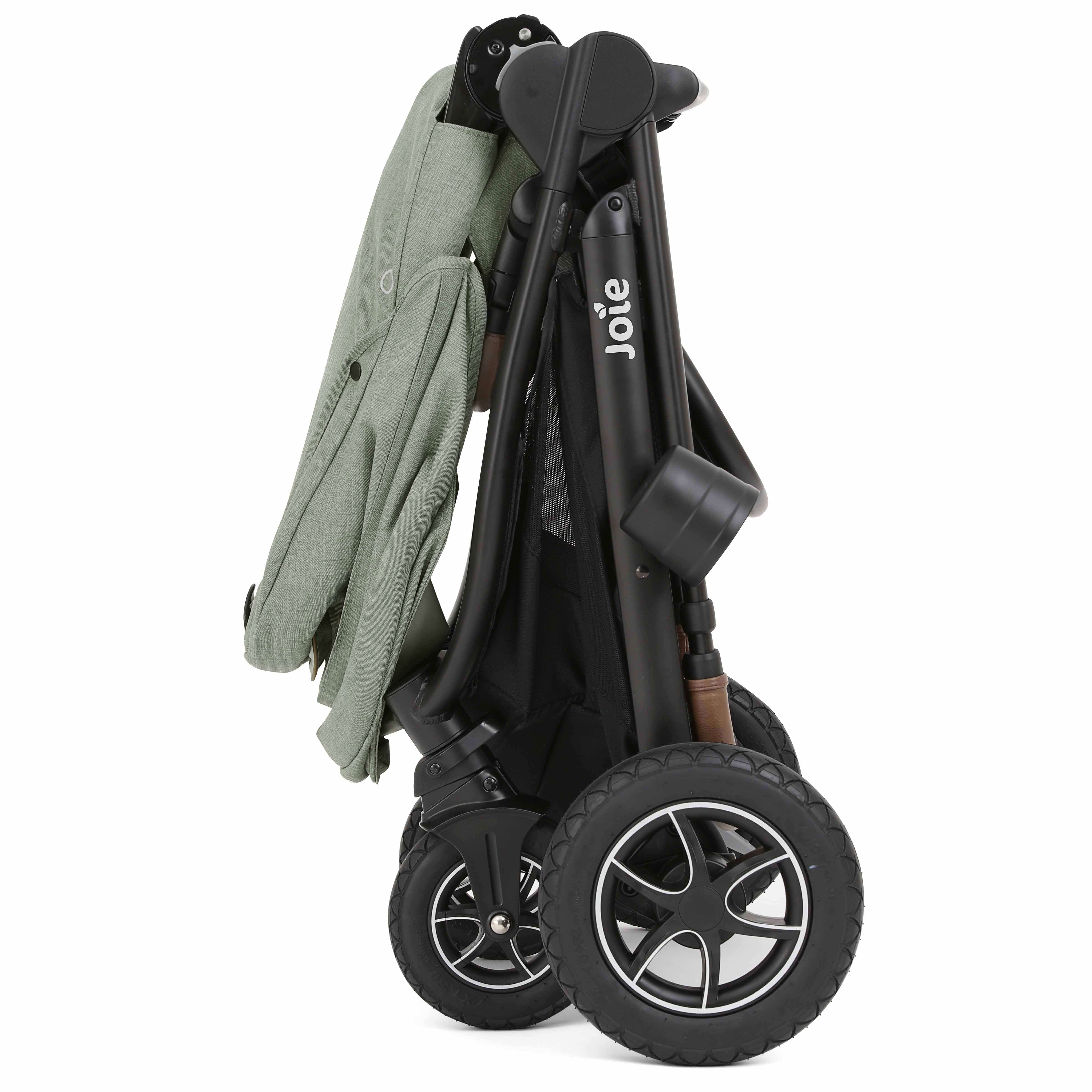 Joie Pushchairs & Buggies Joie Versatrax Stroller and Ramble XL Carrycot in - Laurel Z2BJVTRX1003UK