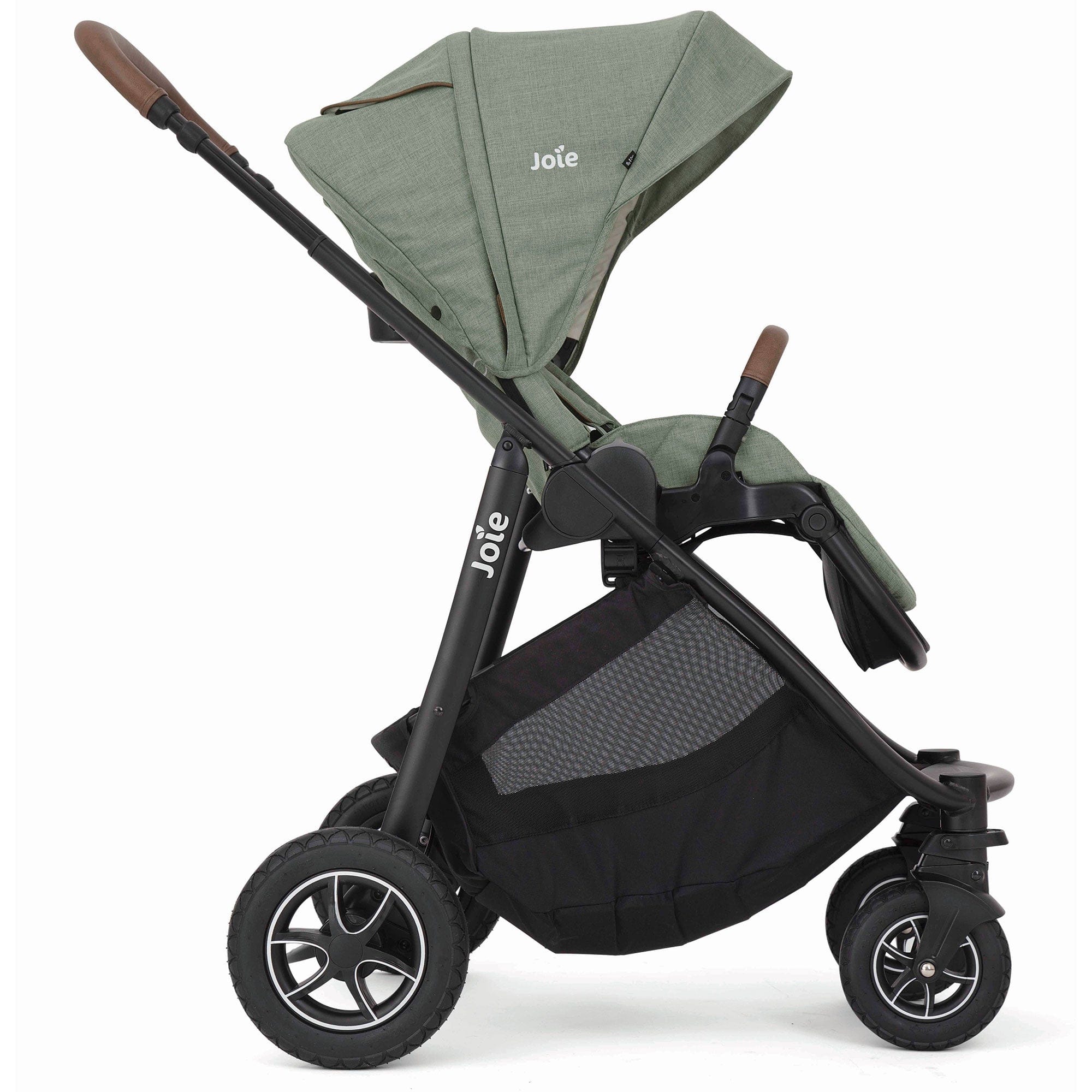 Joie Pushchairs & Buggies Joie Versatrax Stroller and Ramble XL Carrycot in - Laurel Z2BJVTRX1003UK
