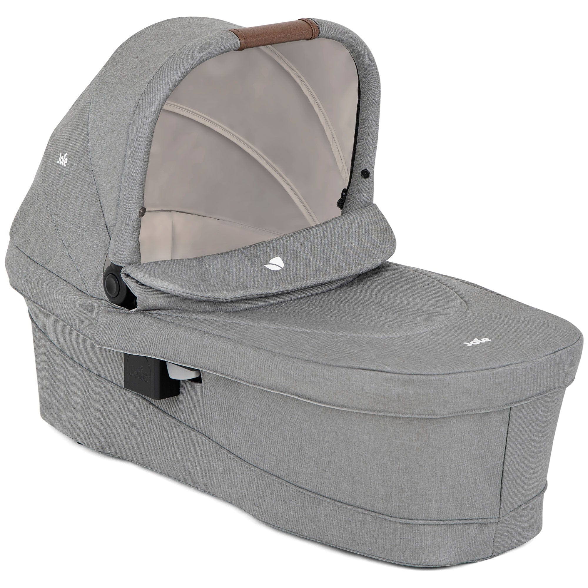 Joie Pushchairs & Buggies Joie Versatrax Stroller and Ramble XL Carrycot in Pebble Z2BJVTRX1004UK