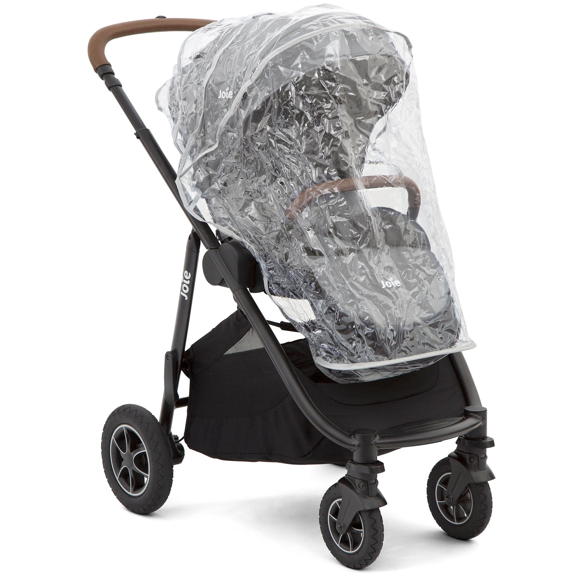 Joie Pushchairs & Buggies Joie Versatrax Stroller and Ramble XL Carrycot in Pebble Z2BJVTRX1004UK