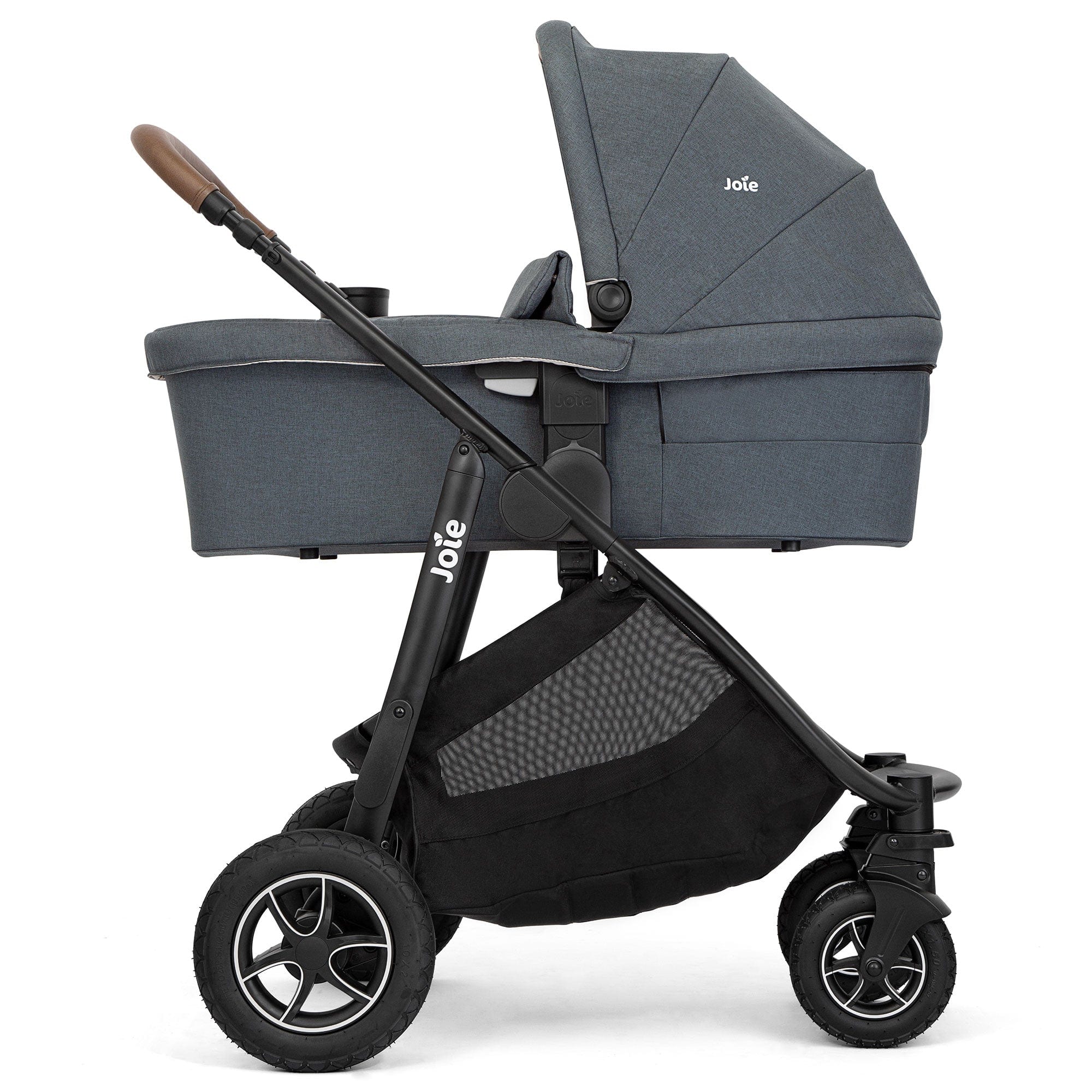 Joie Pushchairs & Buggies Joie Versatrax Stroller and Ramble XL Carrycot in Moonlight Z2BJVTRX1020UK