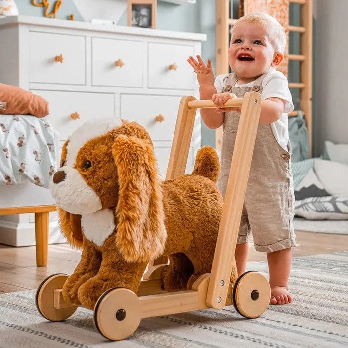 Little Bird Told Me push along toys Little Bird Told Me Peanut Pup Baby Walker LB3110