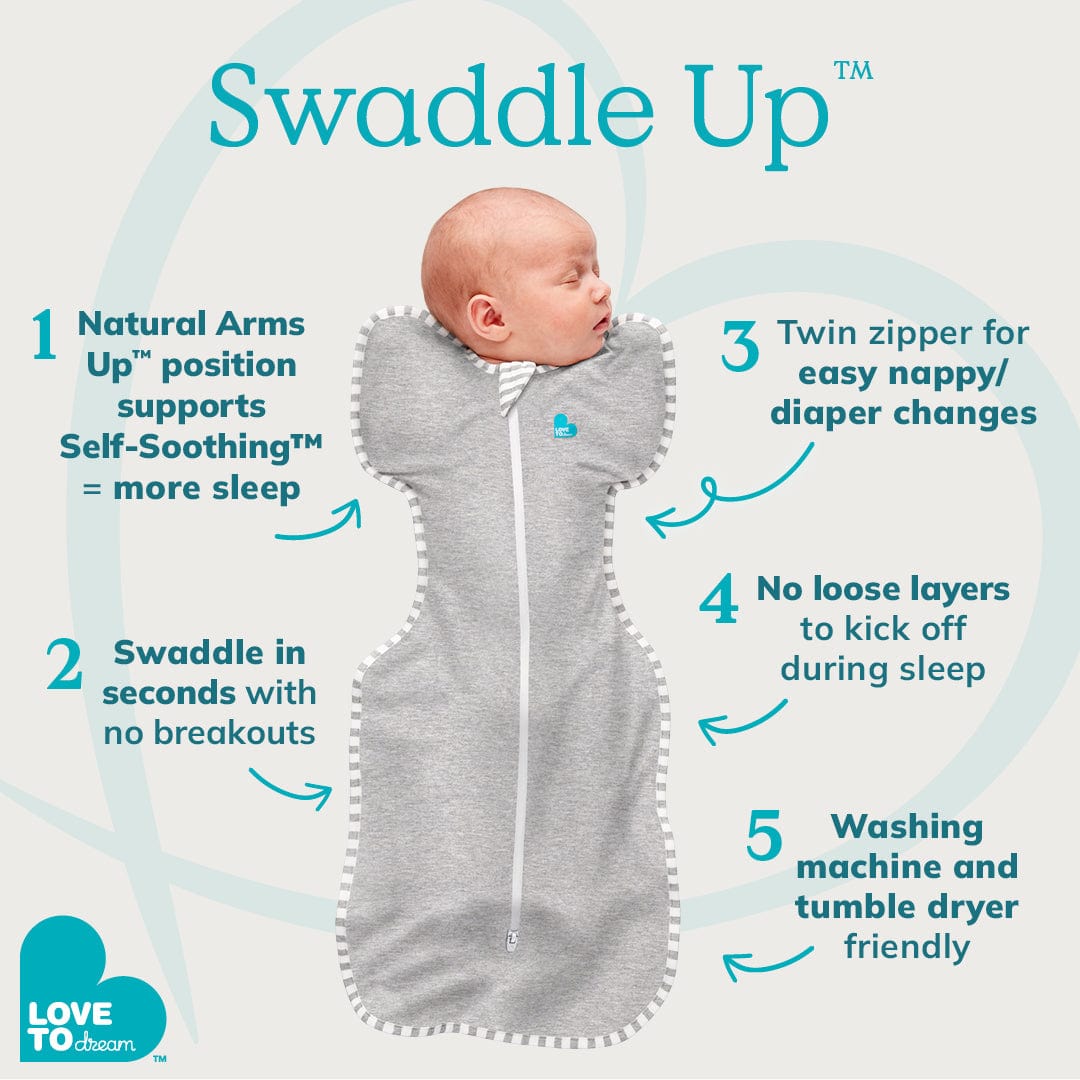 Love to Dream blankets, swaddling & shawls Love to Swaddle Up Medium Rainbow LMDS-ME-RW