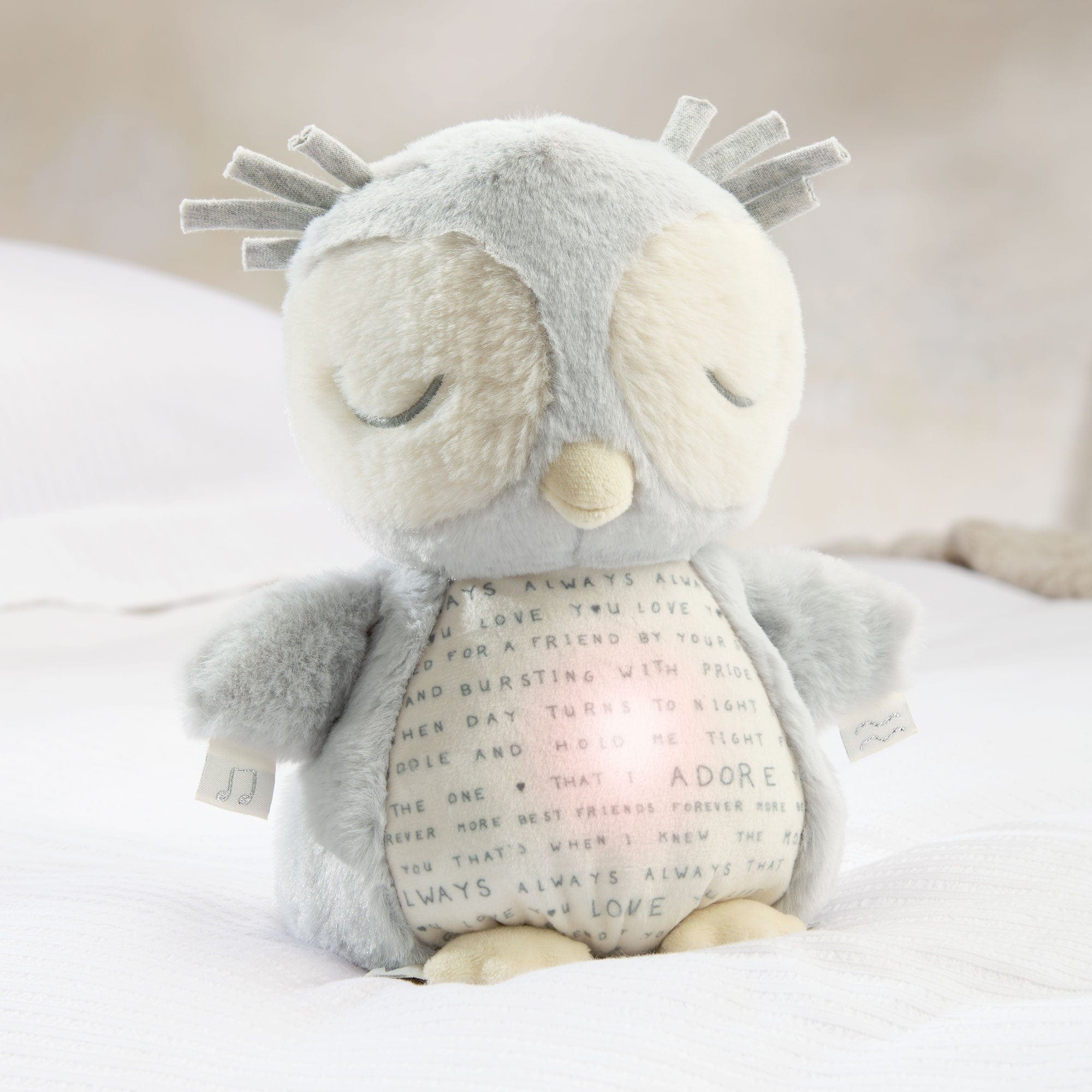 Mamas & Papas baby comforters Mamas & Papas Light & Sounds Sensory Toy - Owlbie 75611aw01