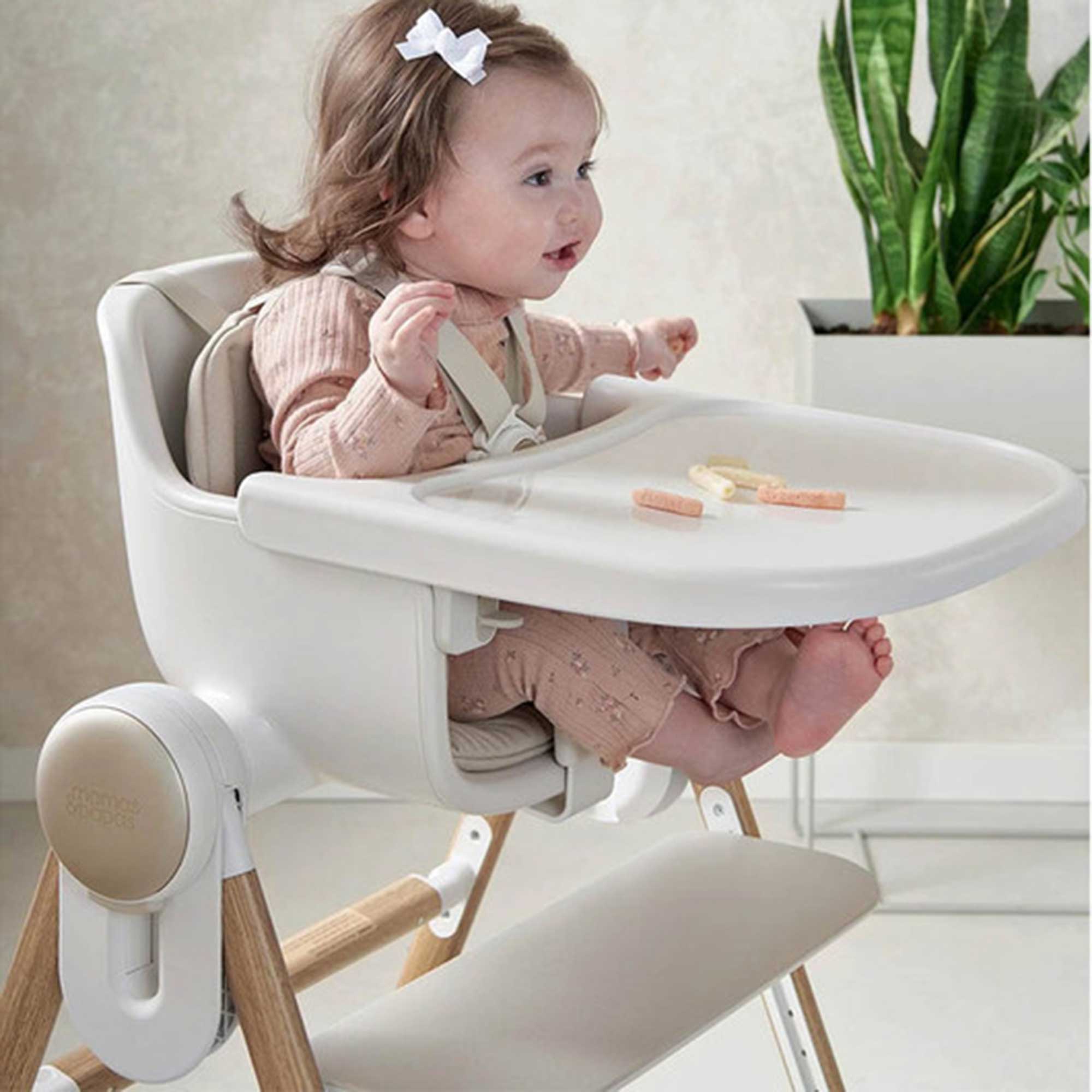 Mamas & Papas baby highchairs Mamas & Papas Eno Highchair, Bouncer & Cushion Bundle - Cashmere 19134-ENO-HCSCBC-CAS