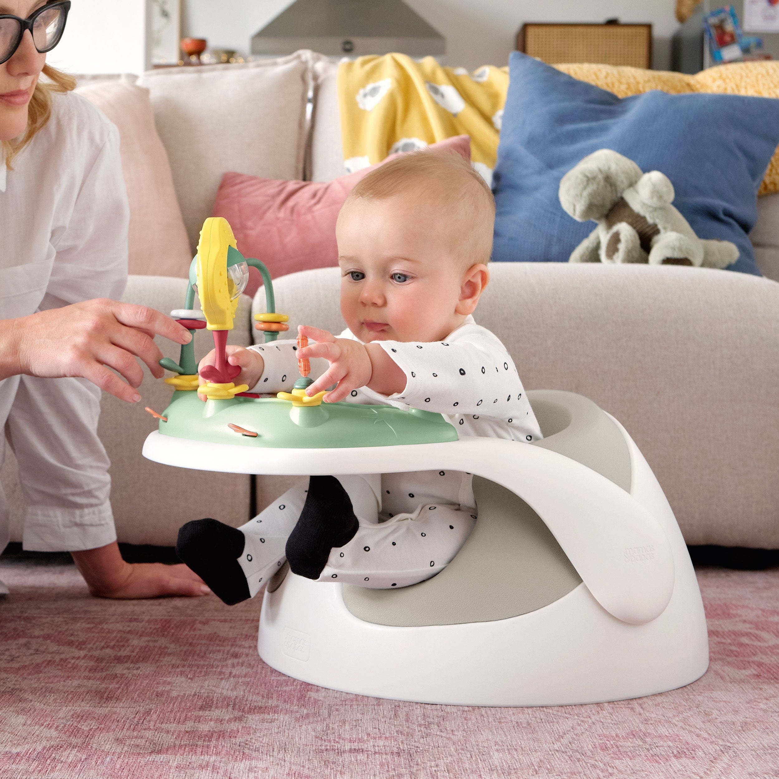 Mamas & Papas baby low chairs Mamas & Papas Baby Snug Activity with Tray - Clay 41261CL00