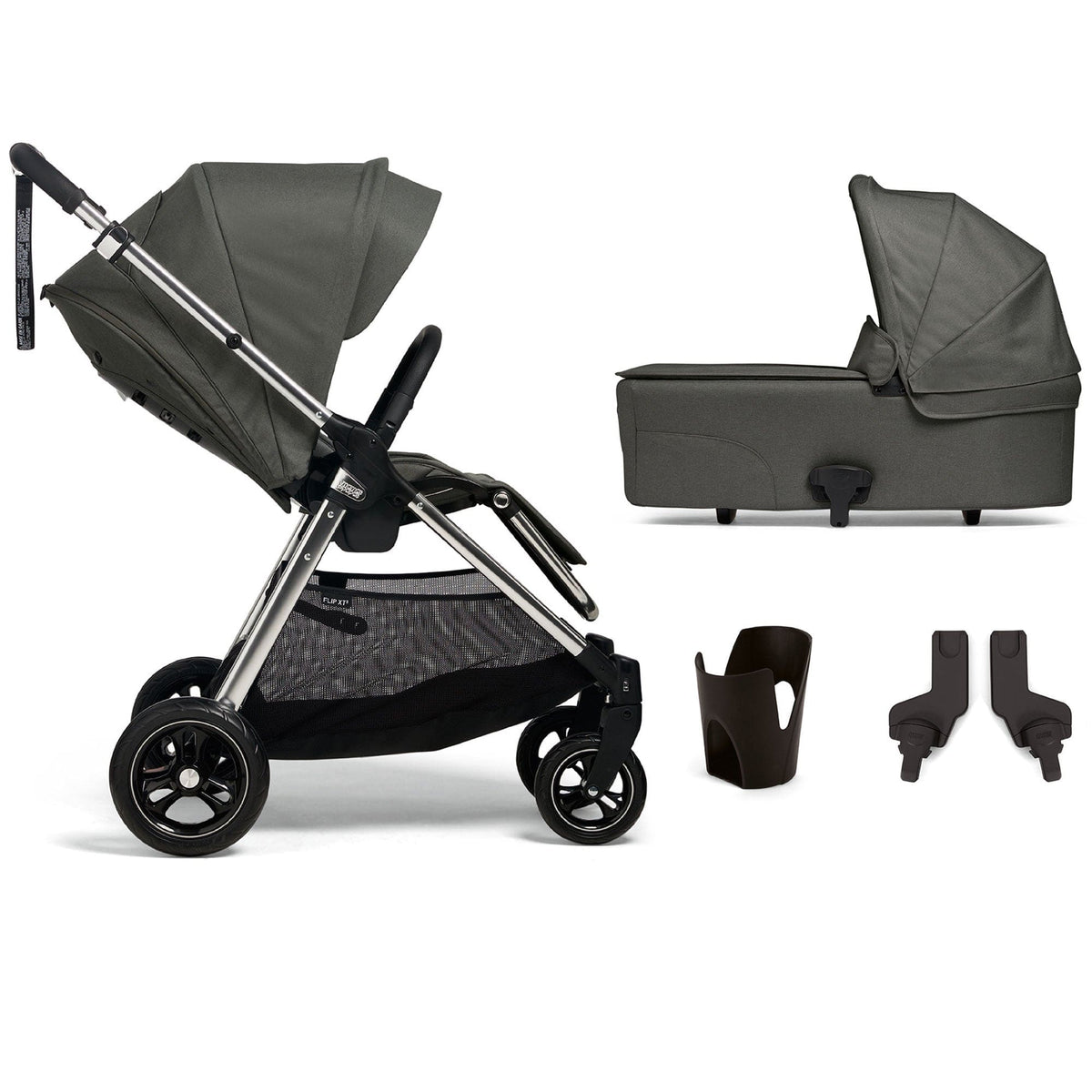 Mamas & Papas baby prams Mamas & Papas Flip XT³ 4 Piece Starter Bundle - Harbour Grey 94591HB00