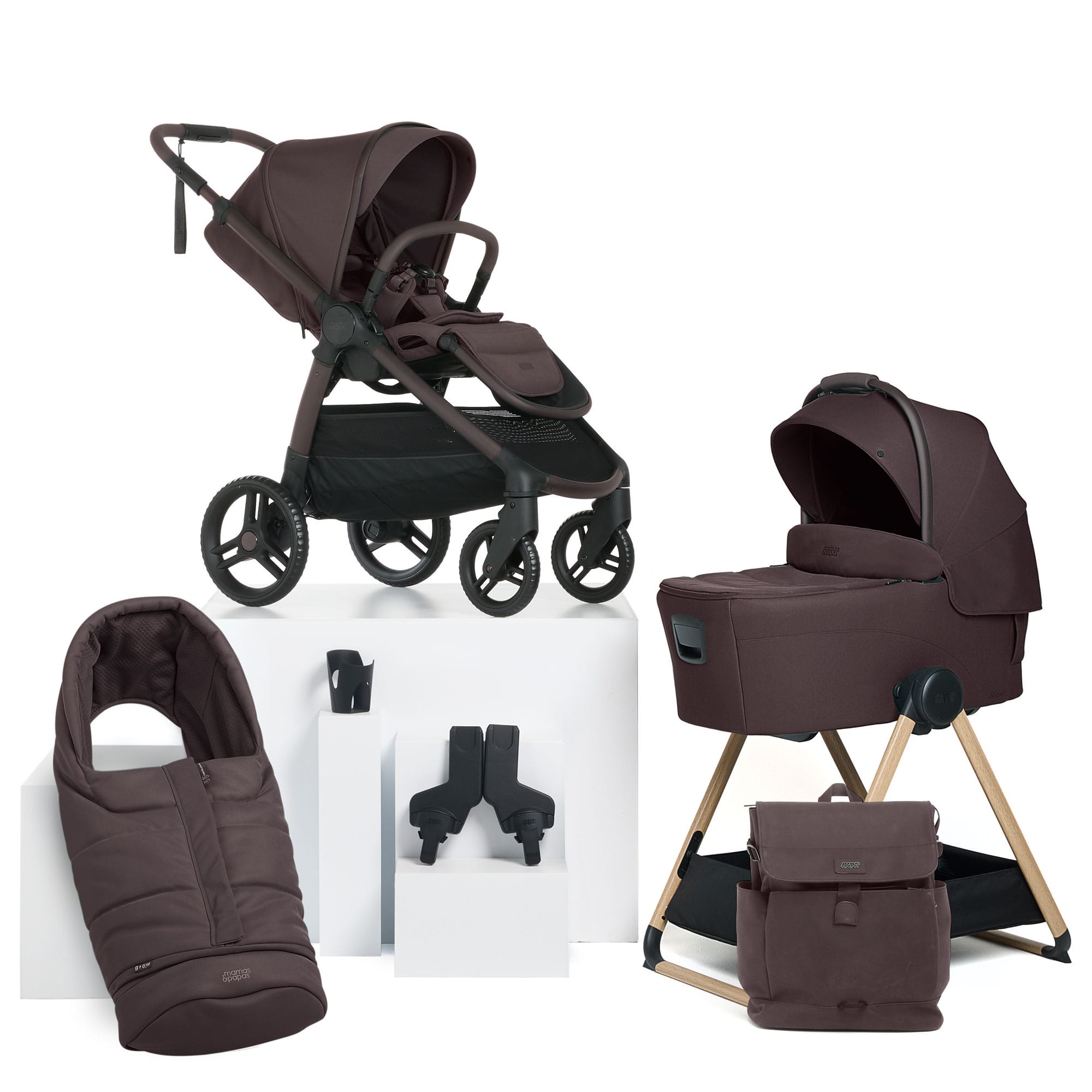 Mamas & Papas baby prams Mamas & Papas Ocarro 2 7-Piece Essential Kit in Americano 67081AM01