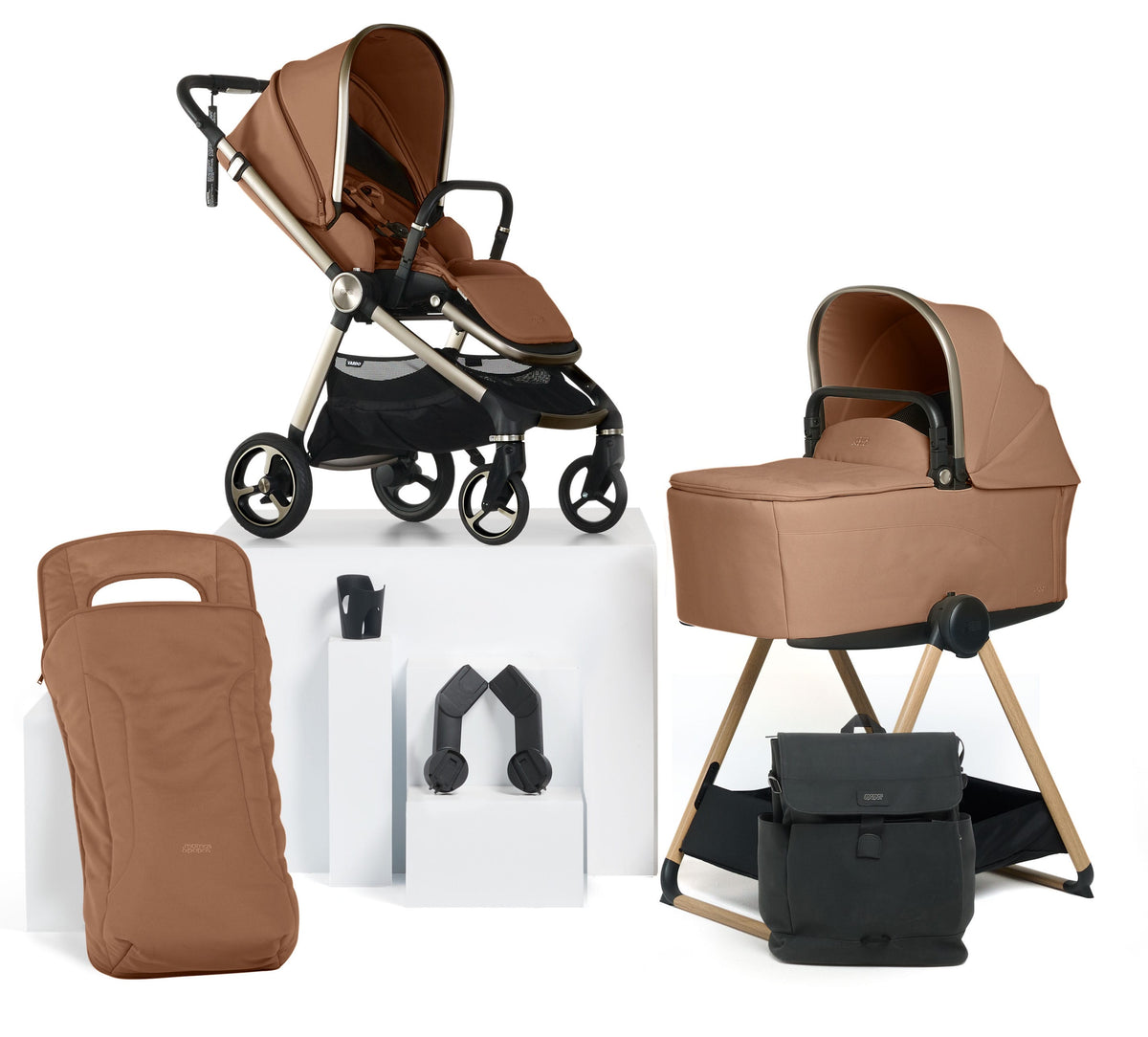 Mamas & Papas baby prams Mamas & Papas Vardo Essential Bundle - Nutmeg 52381NM02
