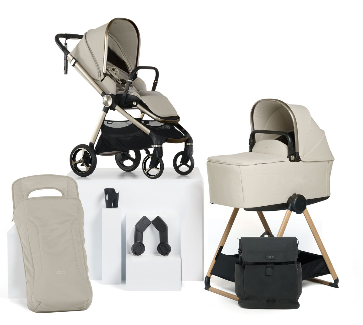 Mamas & Papas baby prams Mamas & Papas Vardo Essential Bundle - Shell 5238S4303