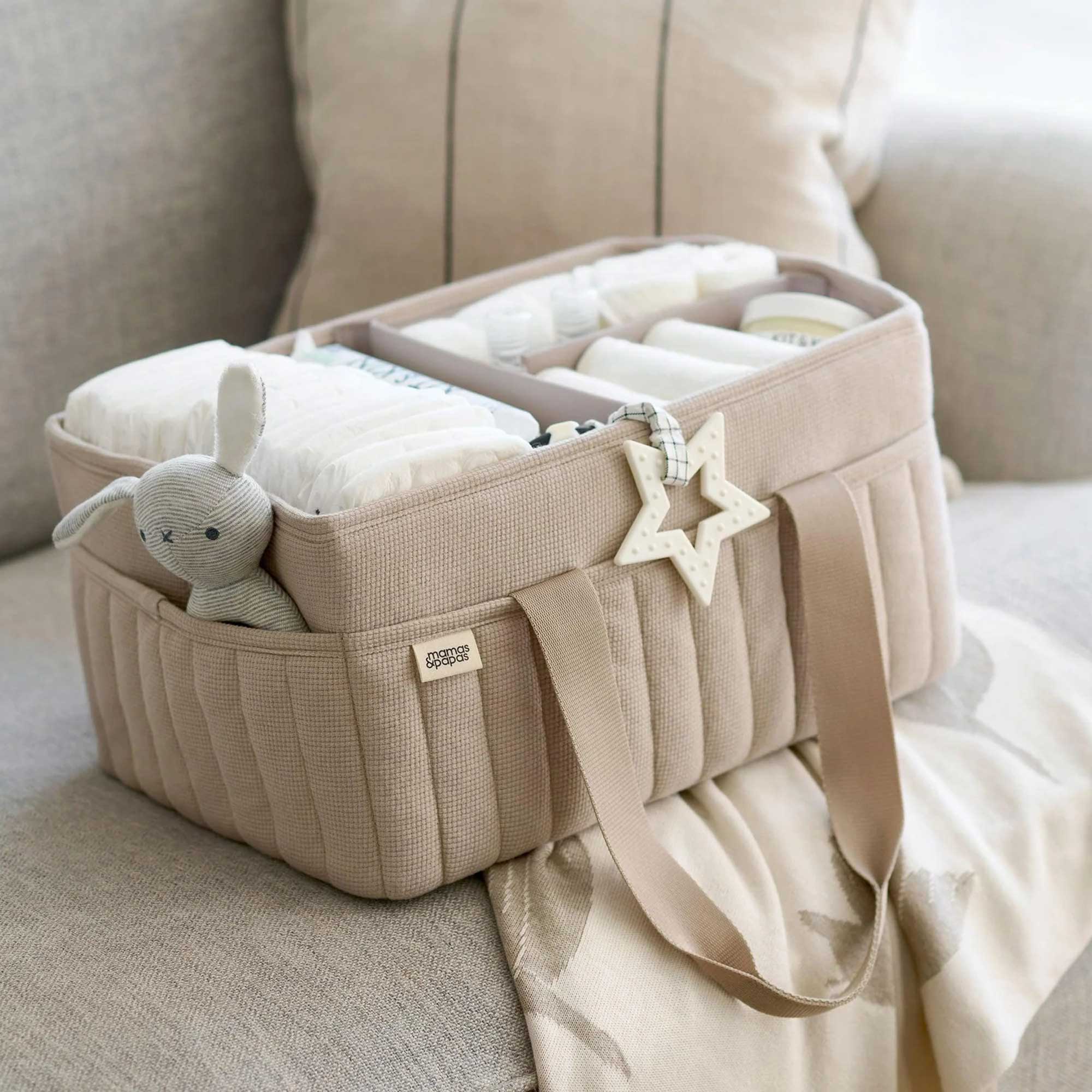 Mamas & Papas changing bags Mamas & Papas Nappy Caddy - Cashmere Waffle 444644000