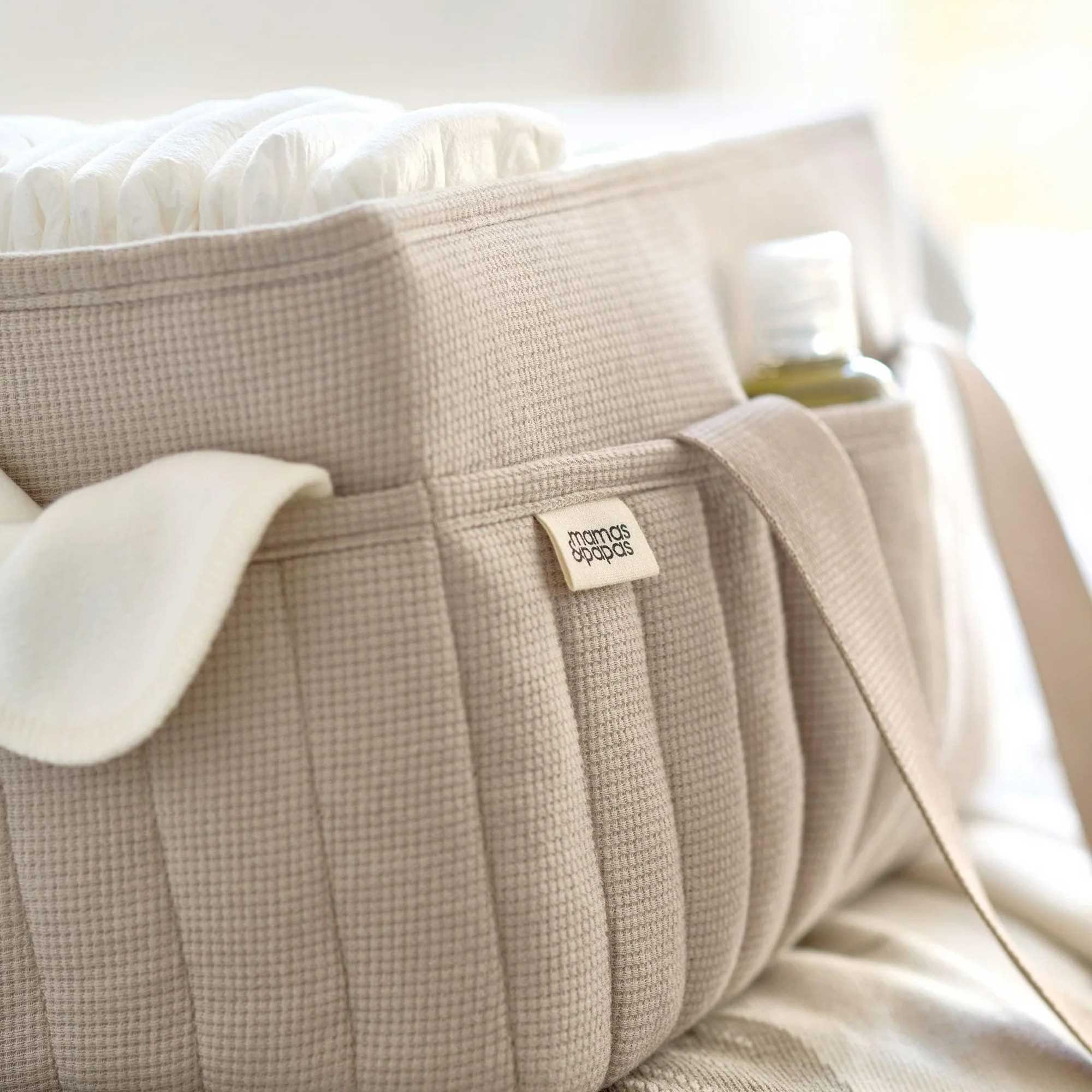 Mamas & Papas changing bags Mamas & Papas Nappy Caddy - Cashmere Waffle 444644000