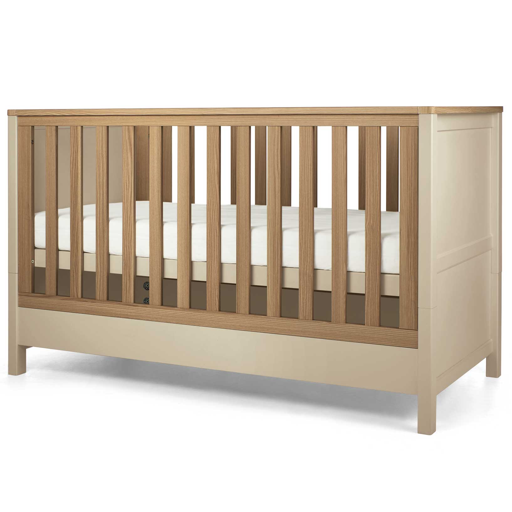 Mamas & Papas cot bed room sets Mamas & Papas Harwell 2 Piece Cotbed & Dresser Roomset - Cashmere