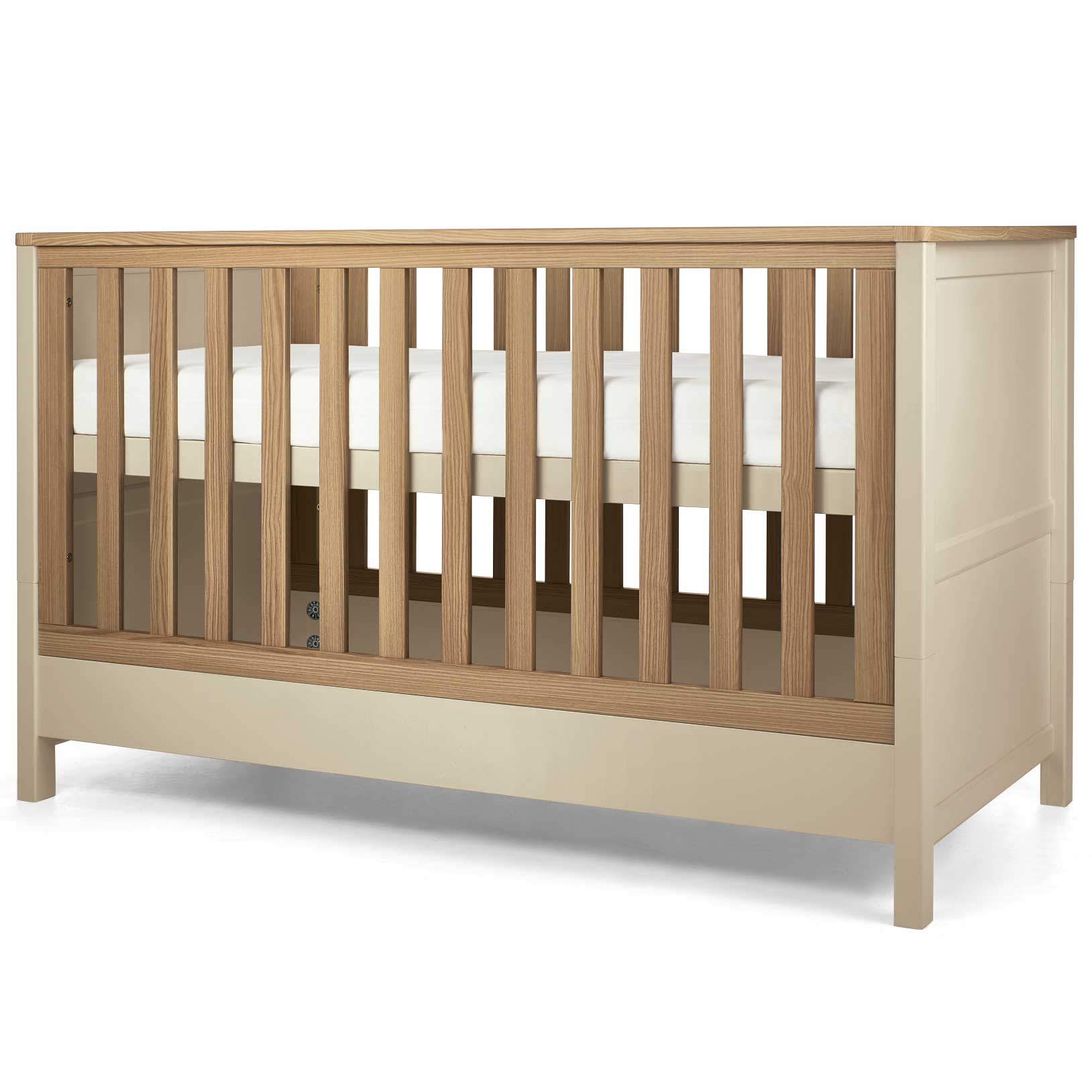 Mamas & Papas cot bed room sets Mamas & Papas Harwell 2 Piece Cotbed & Dresser Roomset - Cashmere