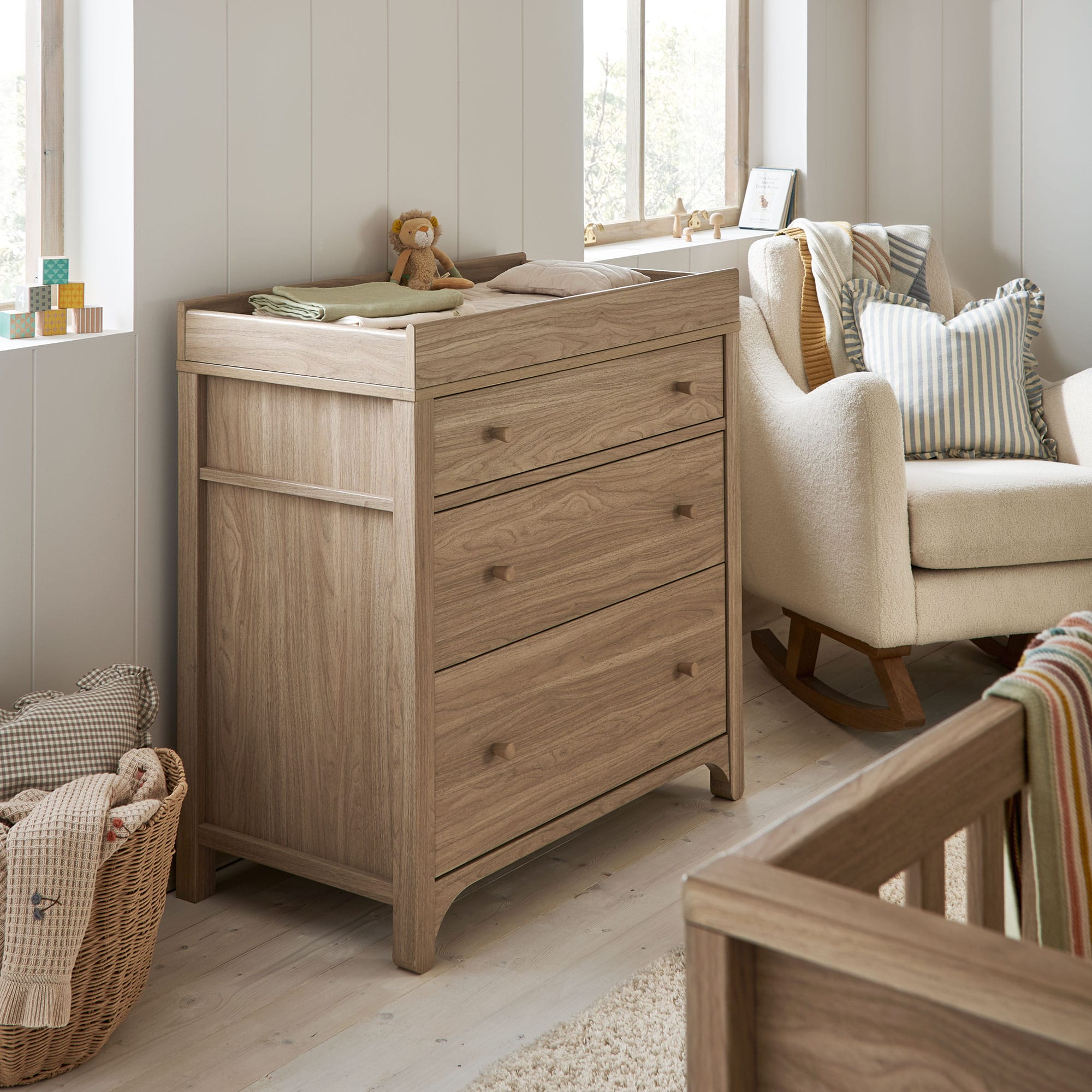 Mamas & Papas cot bed room sets Mamas & Papas Barton 2 Piece Roomset - Natural Oak
