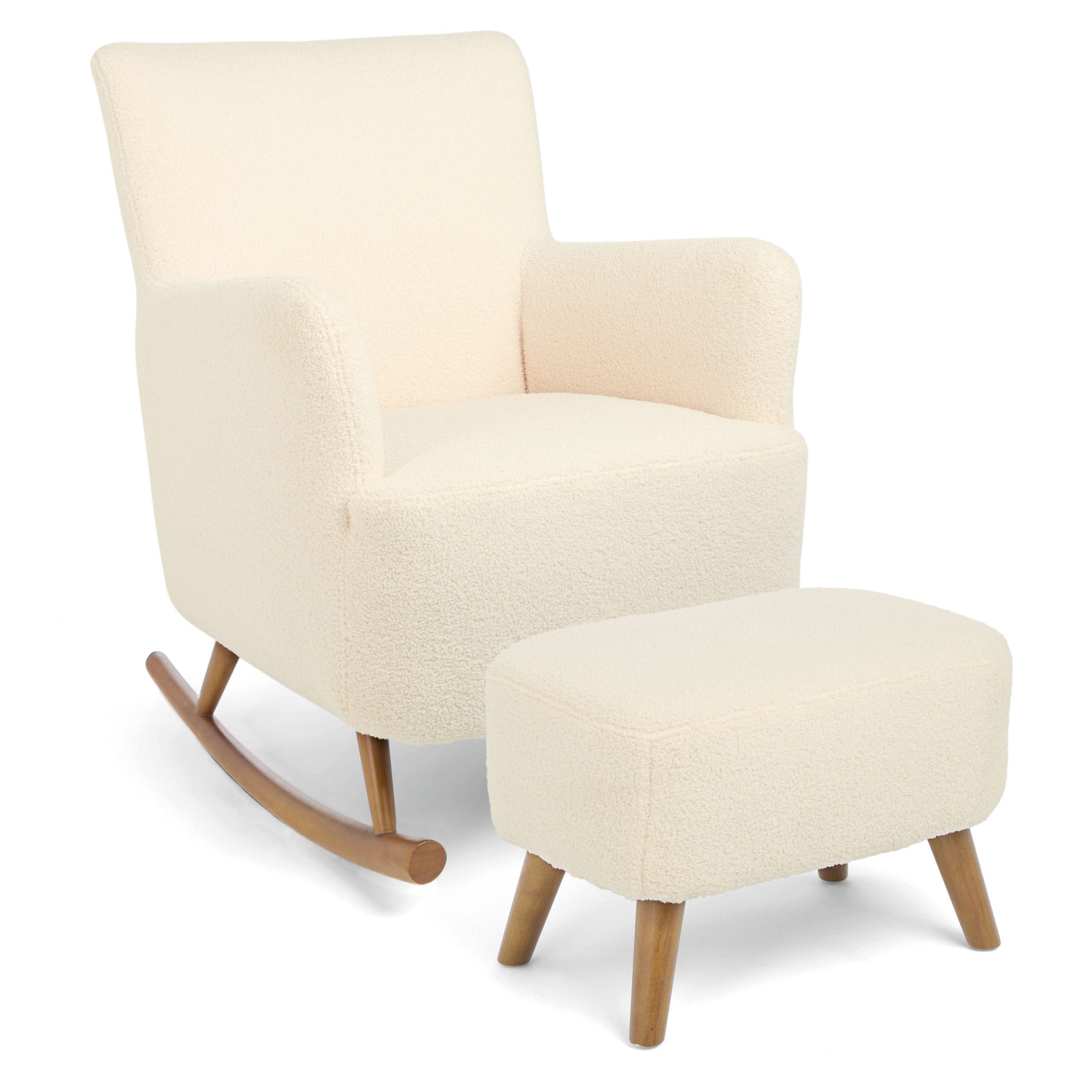 Mamas & Papas cot bed room sets Mamas & Papas Elwood Nursing Chair - Off White Boucle Weave SEEL8BW00