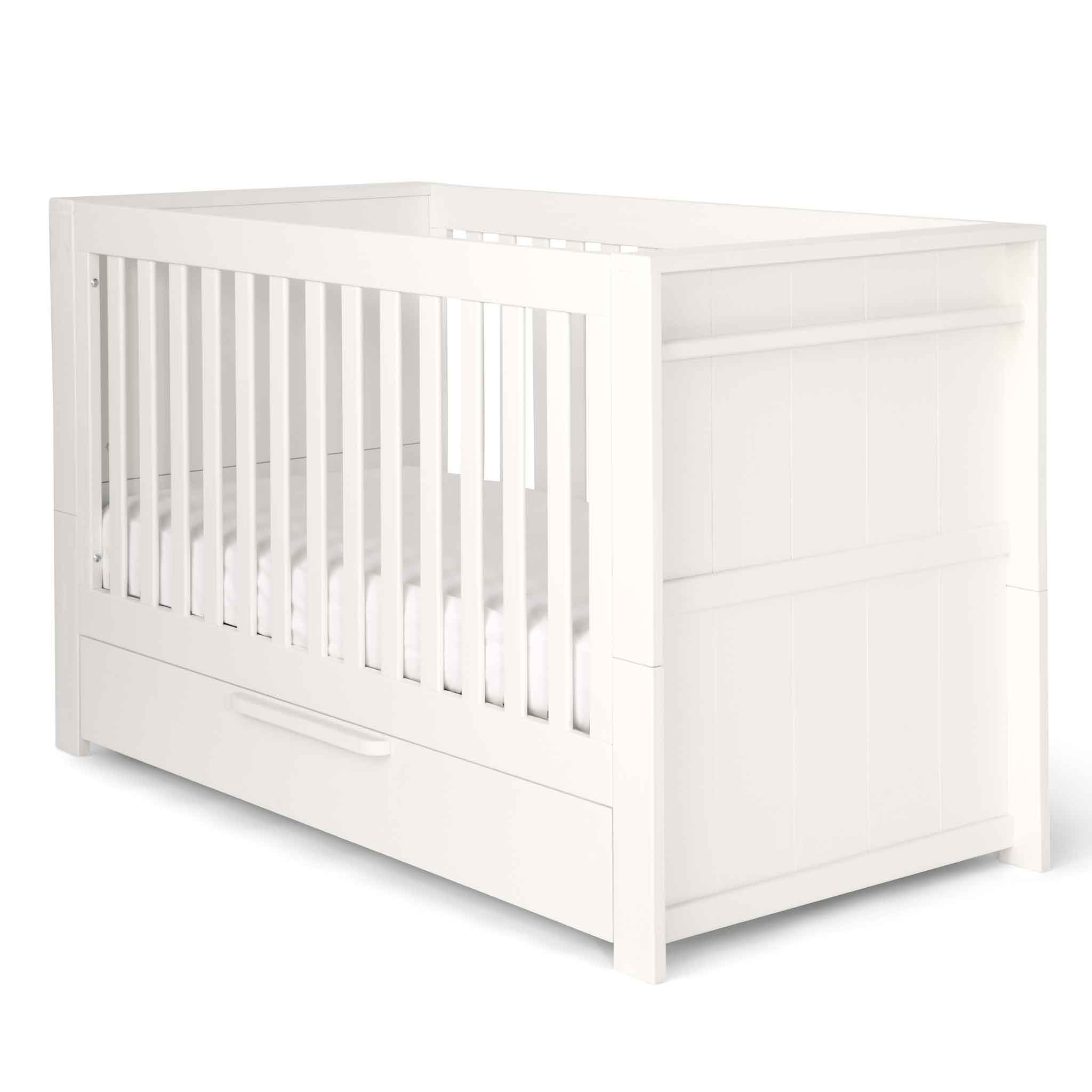 Mamas & Papas cot bed room sets Mamas & Papas Franklin 3 Piece Cot Bed Roomset White Wash