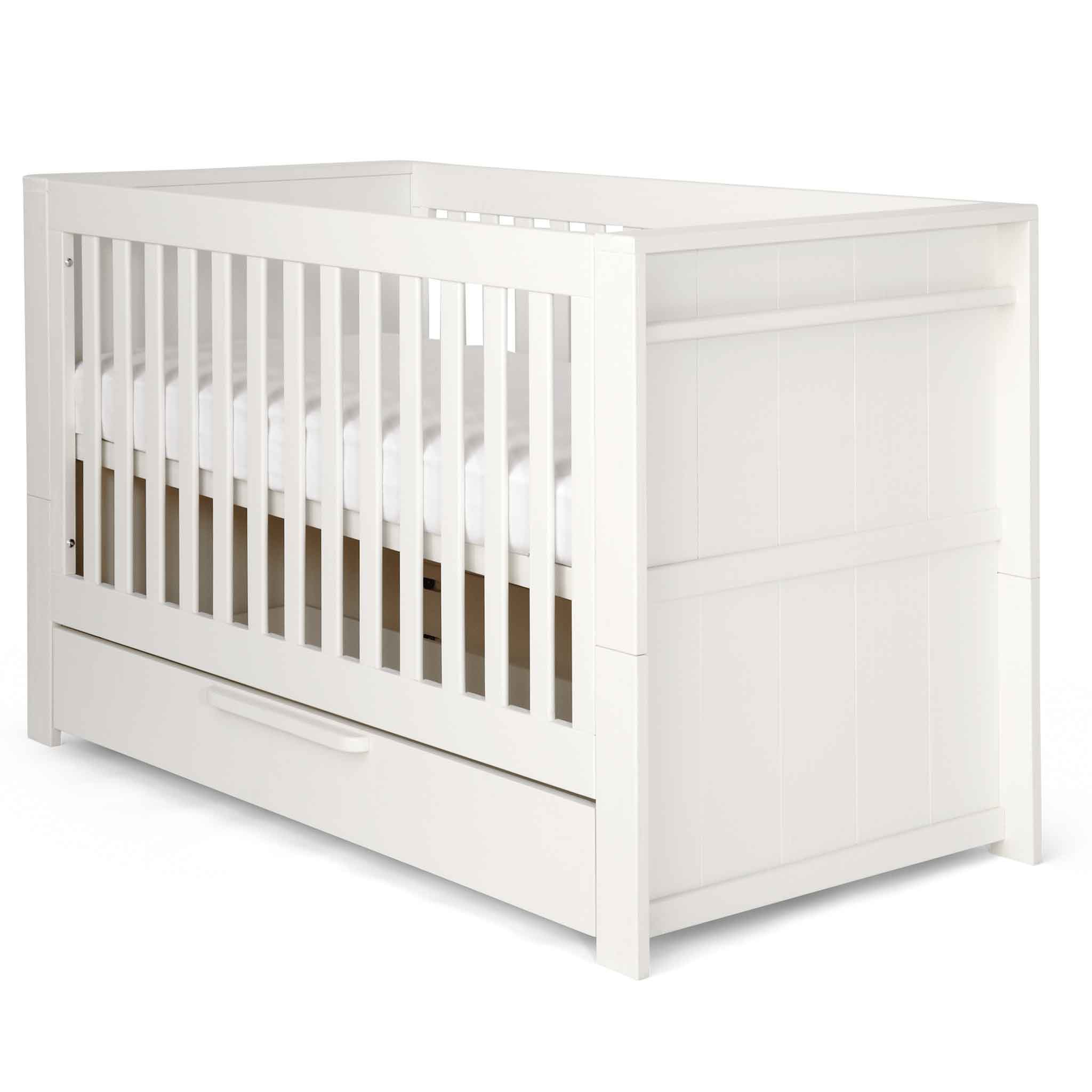 Mamas & Papas cot bed room sets Mamas & Papas Franklin 3 Piece Cot Bed Roomset White Wash