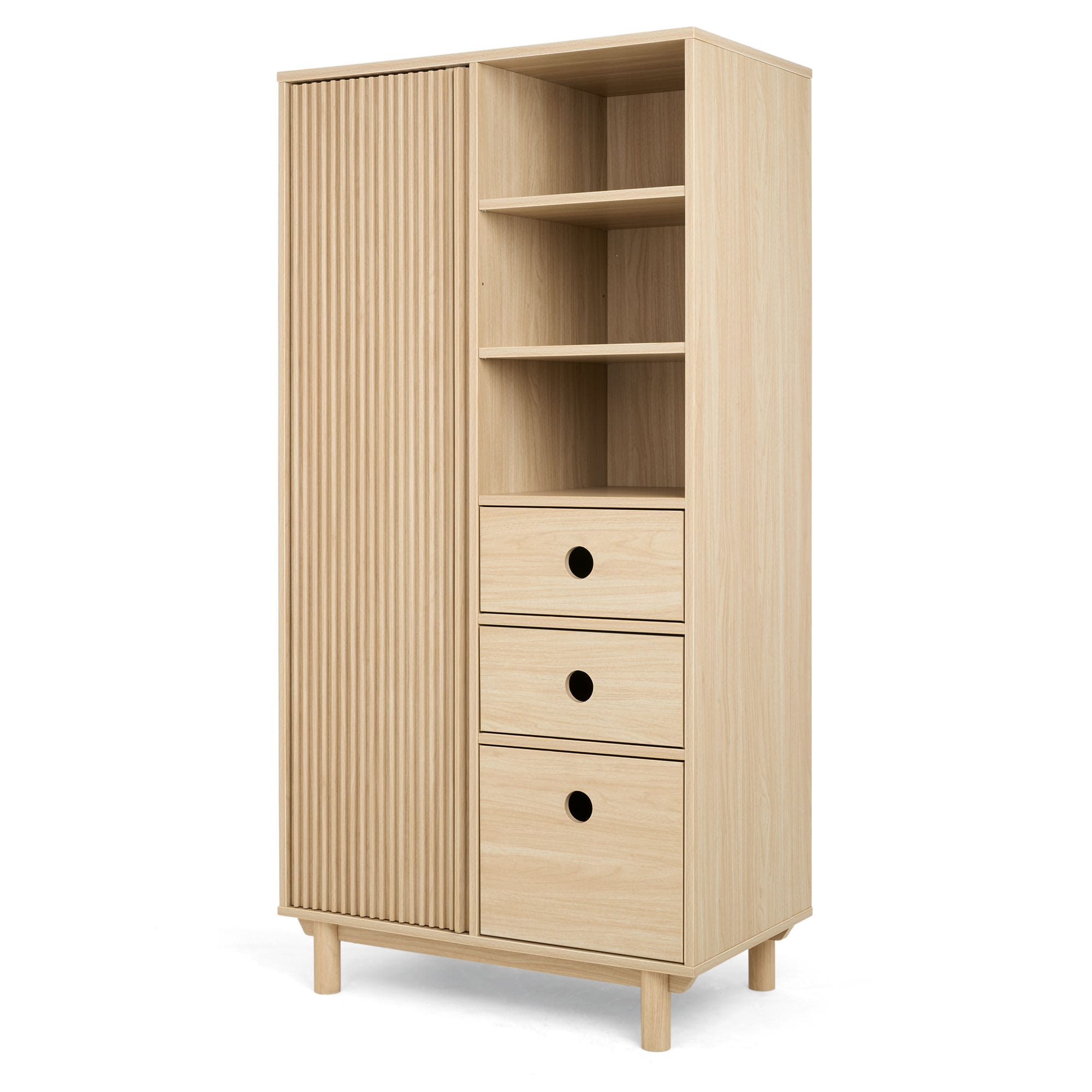 Mamas & Papas cot bed room sets Mamas & Papas Oska Wide 2 Piece Range - Natural Oak