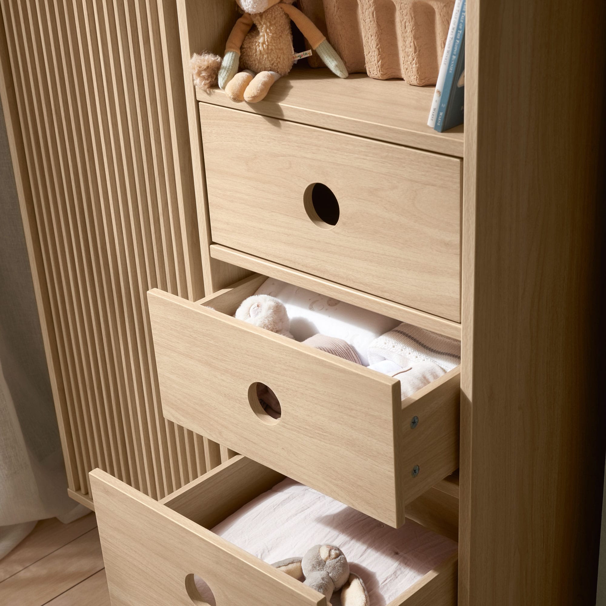 Mamas & Papas cot bed room sets Mamas & Papas Oska Wide 2 Piece Range - Natural Oak