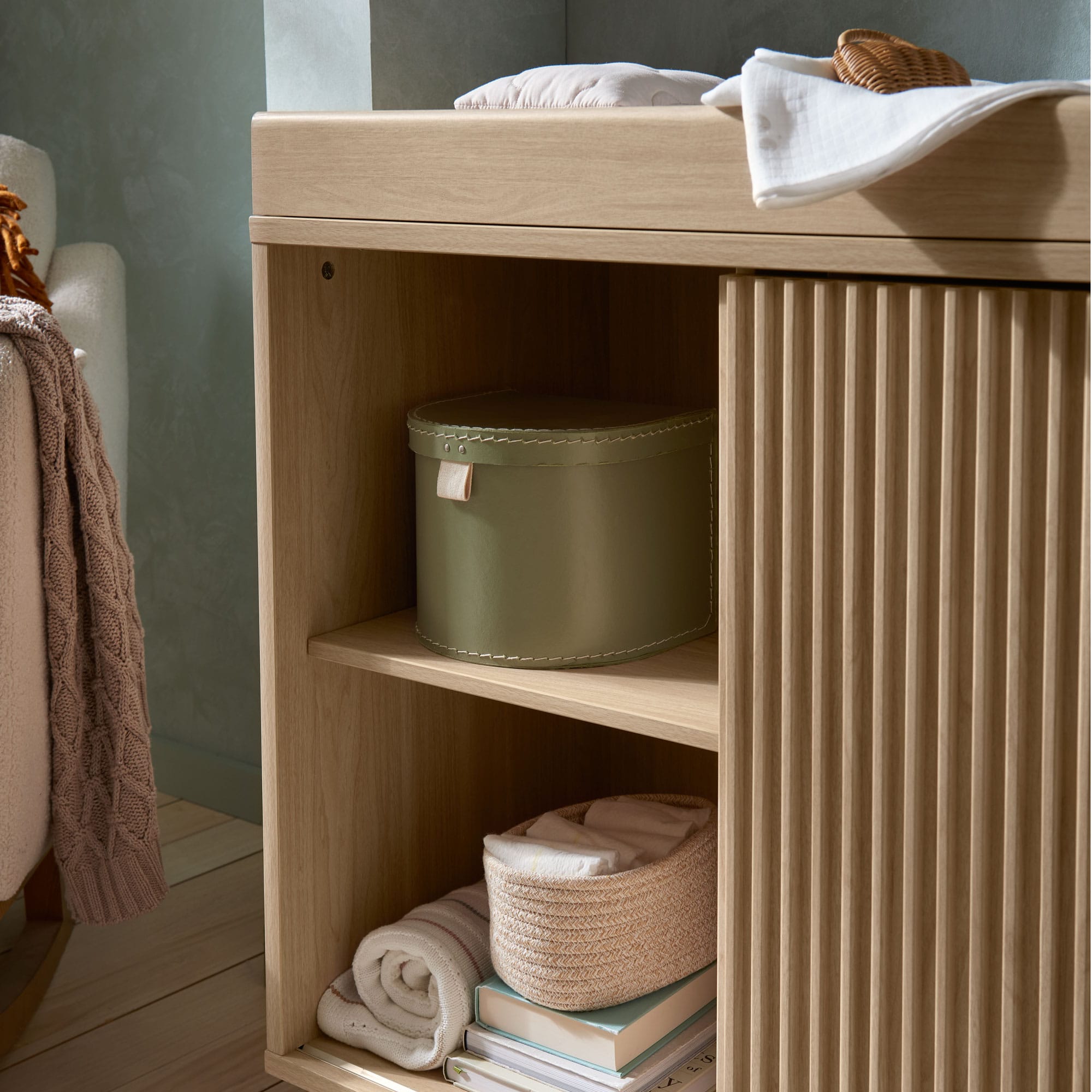 Mamas & Papas cot bed room sets Mamas & Papas Oska Wide 2 Piece Range - Natural Oak