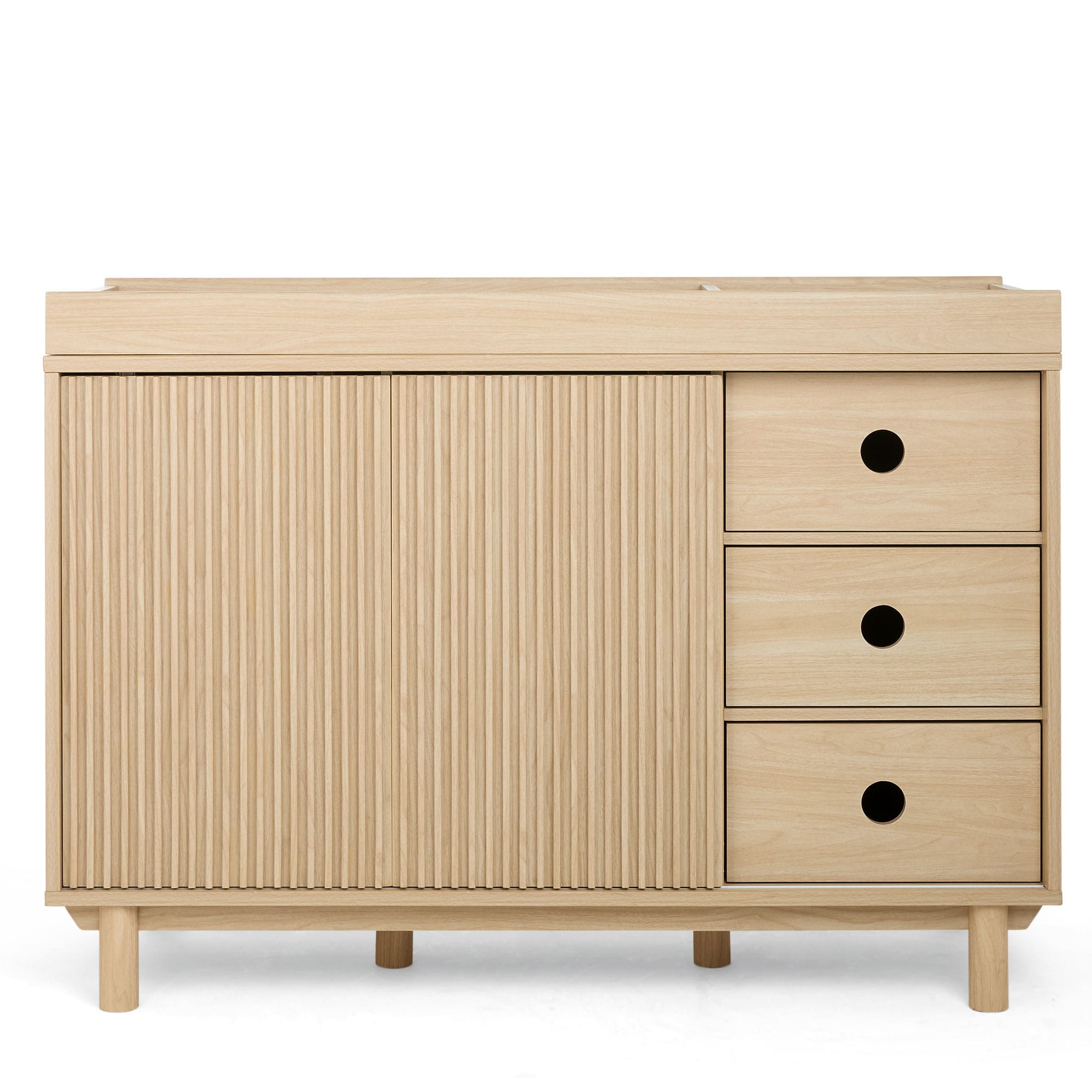 Mamas & Papas cot bed room sets Mamas & Papas Oska Wide 2 Piece Roomset - Natural Oak
