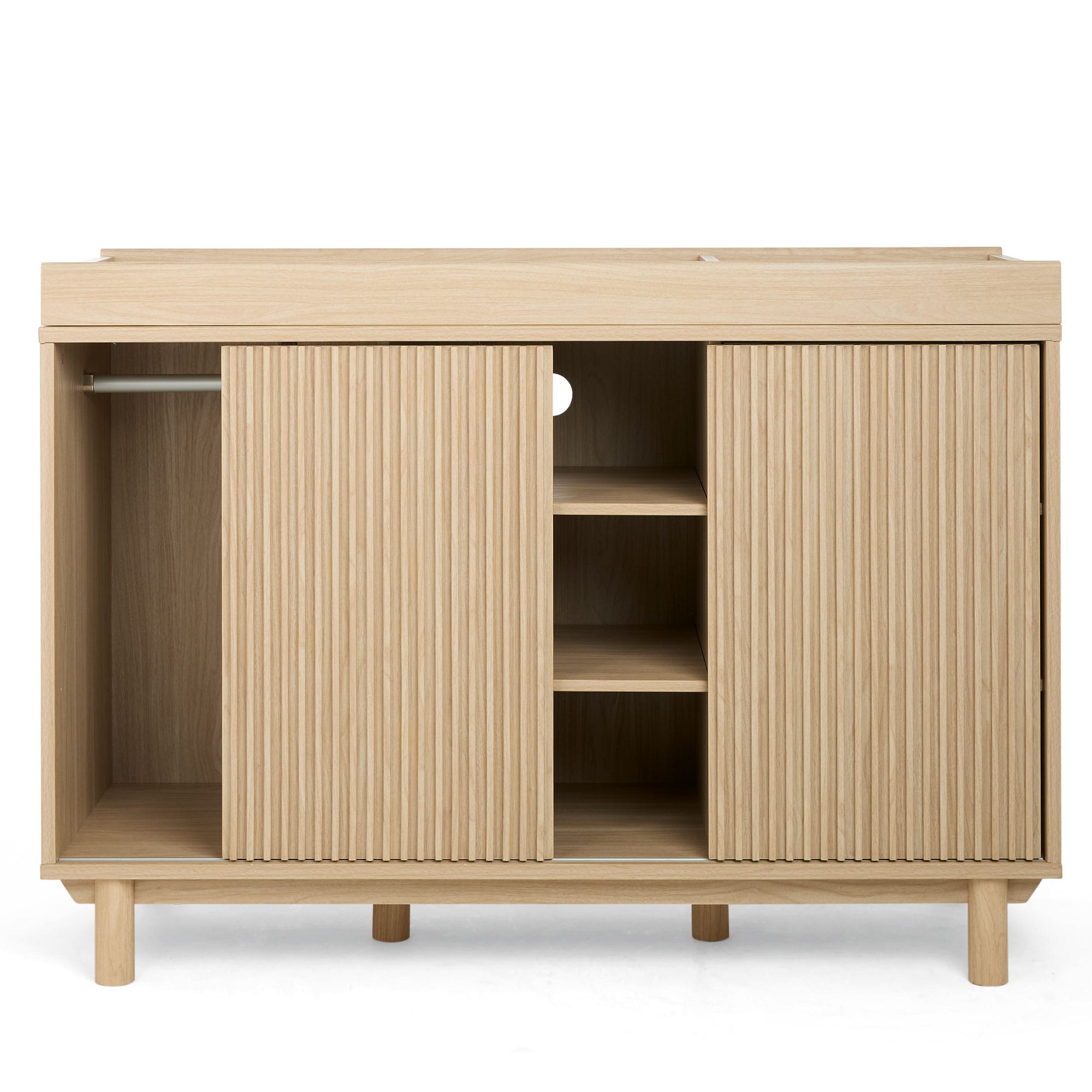 Mamas & Papas cot bed room sets Mamas & Papas Oska Wide 2 Piece Roomset - Natural Oak