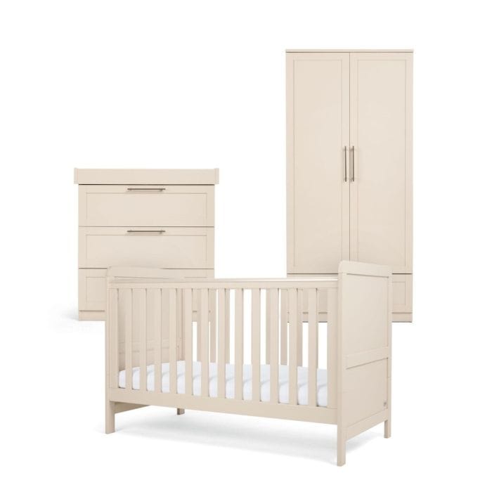 Mamas & Papas cot bed room sets Mamas & Papas Walton 3 Piece Cot Bed Roomset Cashmere