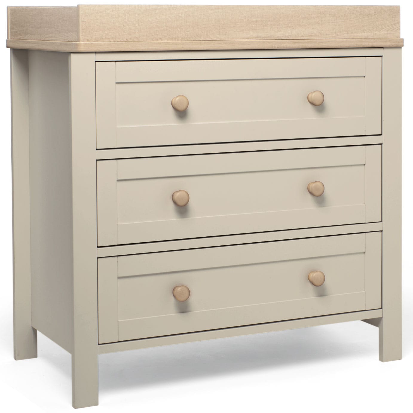 Mamas & Papas cot bed room sets Mamas & Papas Wedmore 2 Piece Cotbed Set - Cashmere/Oak