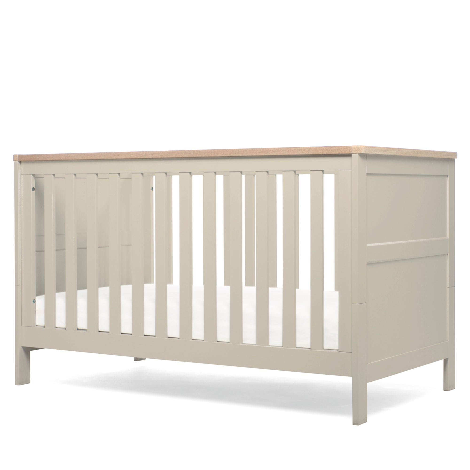 Mamas & Papas cot bed room sets Mamas & Papas Wedmore 2 Piece Cotbed Set in Pebble/Natural