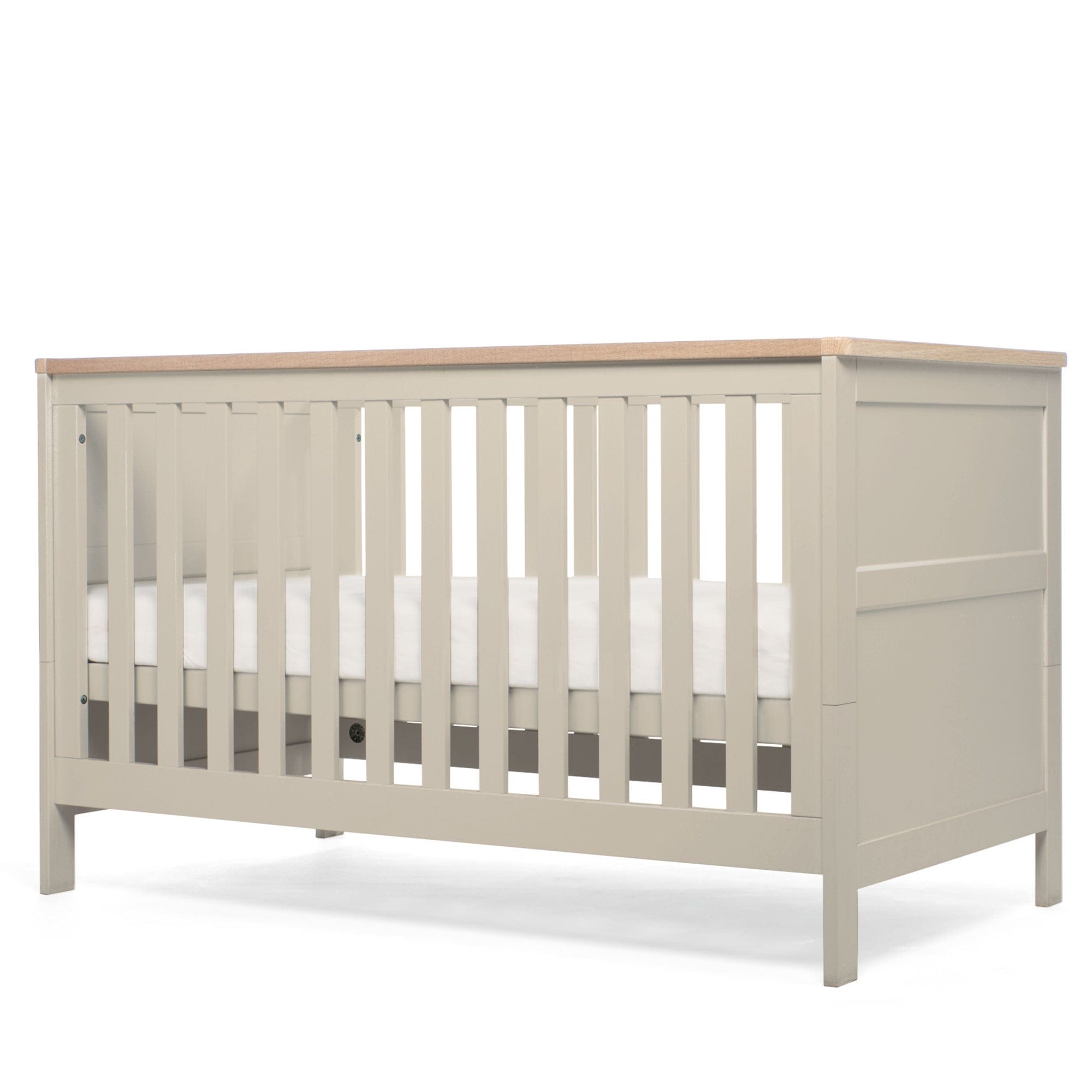 Mamas & Papas cot bed room sets Mamas & Papas Wedmore 2 Piece Cotbed Set in Pebble/Natural