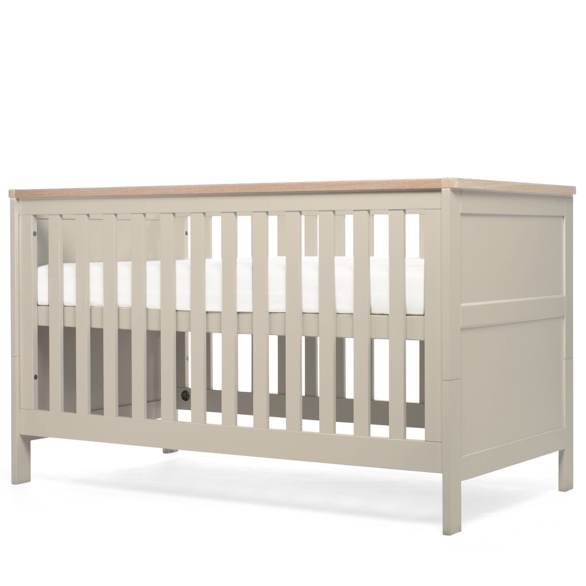 Mamas & Papas cot bed room sets Mamas & Papas Wedmore 2 Piece Cotbed Set in Pebble/Natural