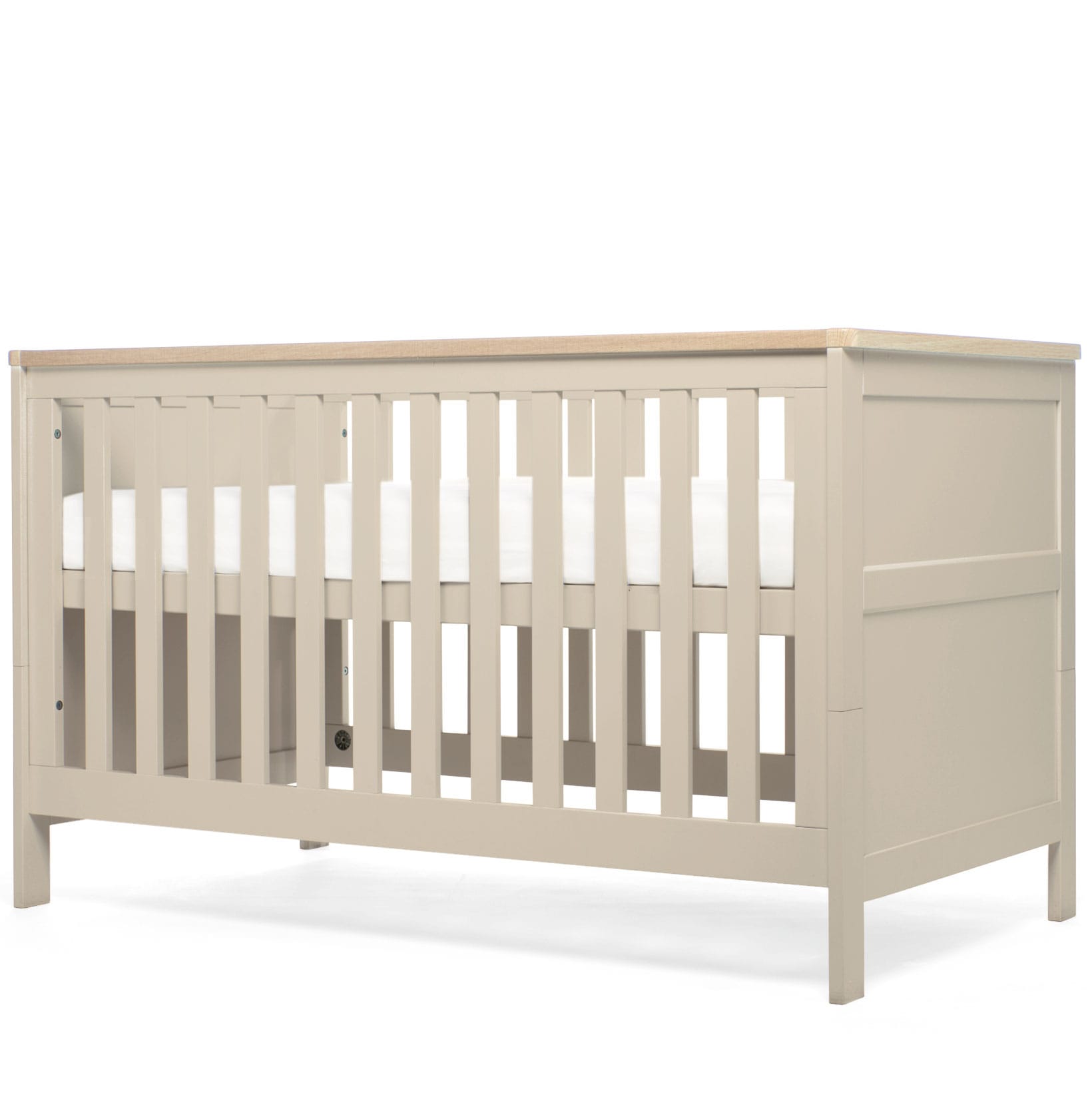Mamas & Papas cot bed room sets Mamas & Papas Wedmore 3 Piece Cotbed Range - Cashmere/Oak