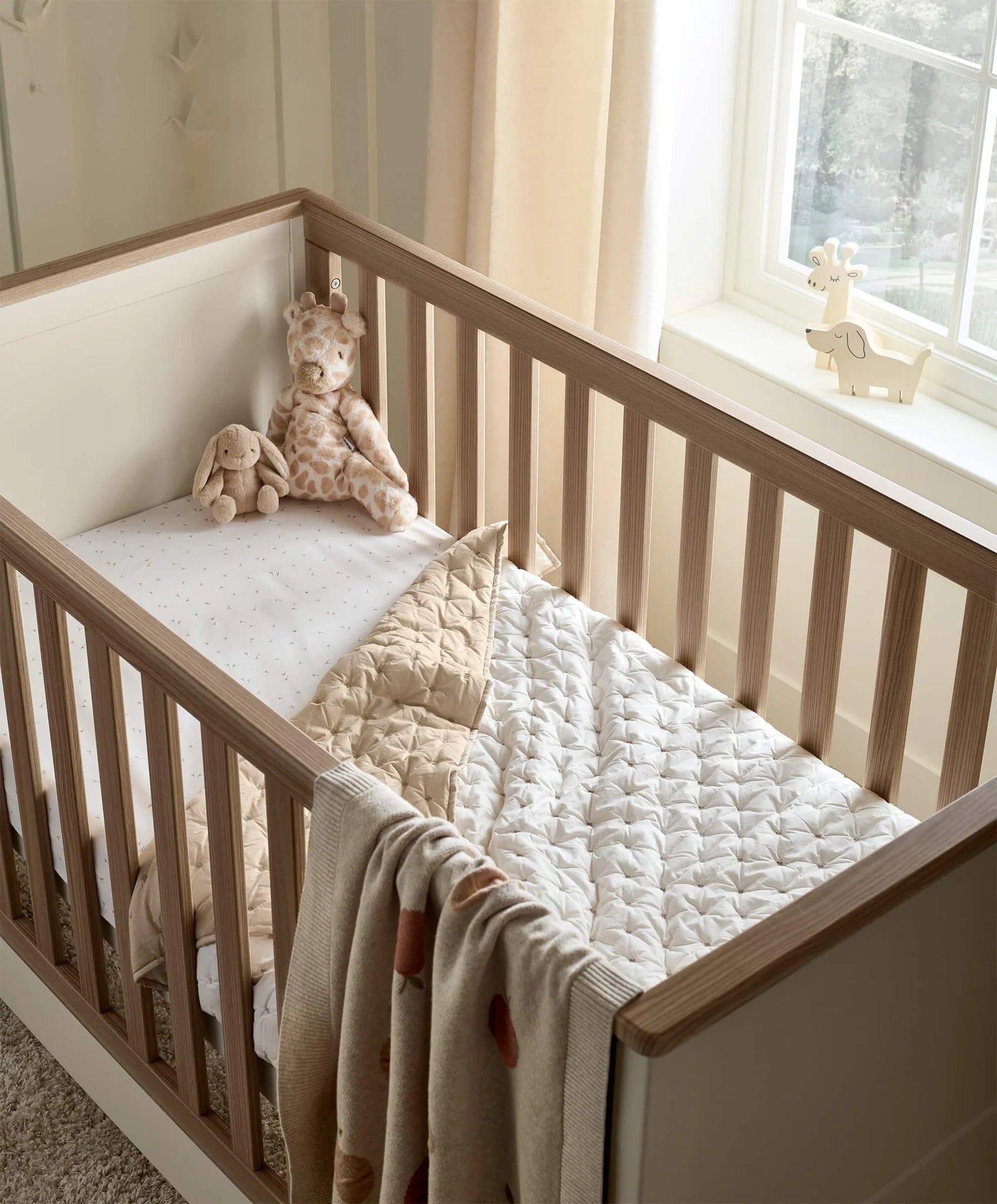 Mamas & Papas Cot & Cot Bed Quilts Mamas & Papas Welcome to the World Cotbed Quilt - Seedling 704103400