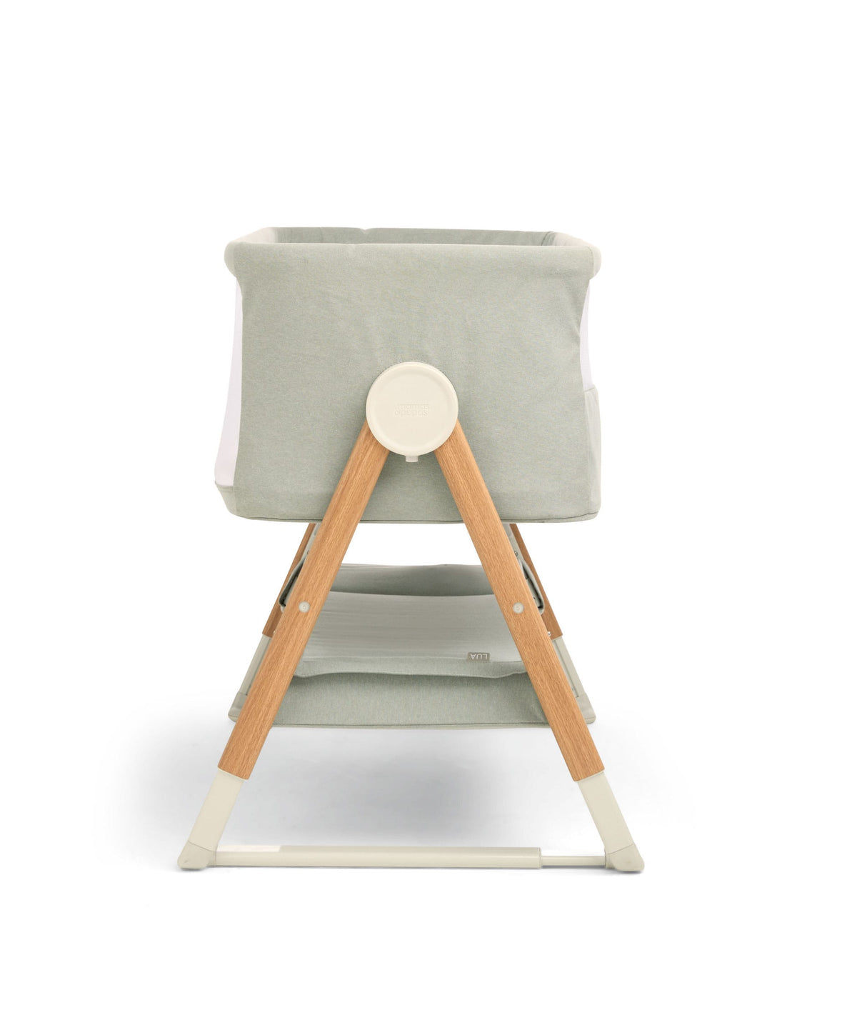 Mamas & Papas cribs Mamas & Papas Lua Bedside Crib - Sage BCLUTG300