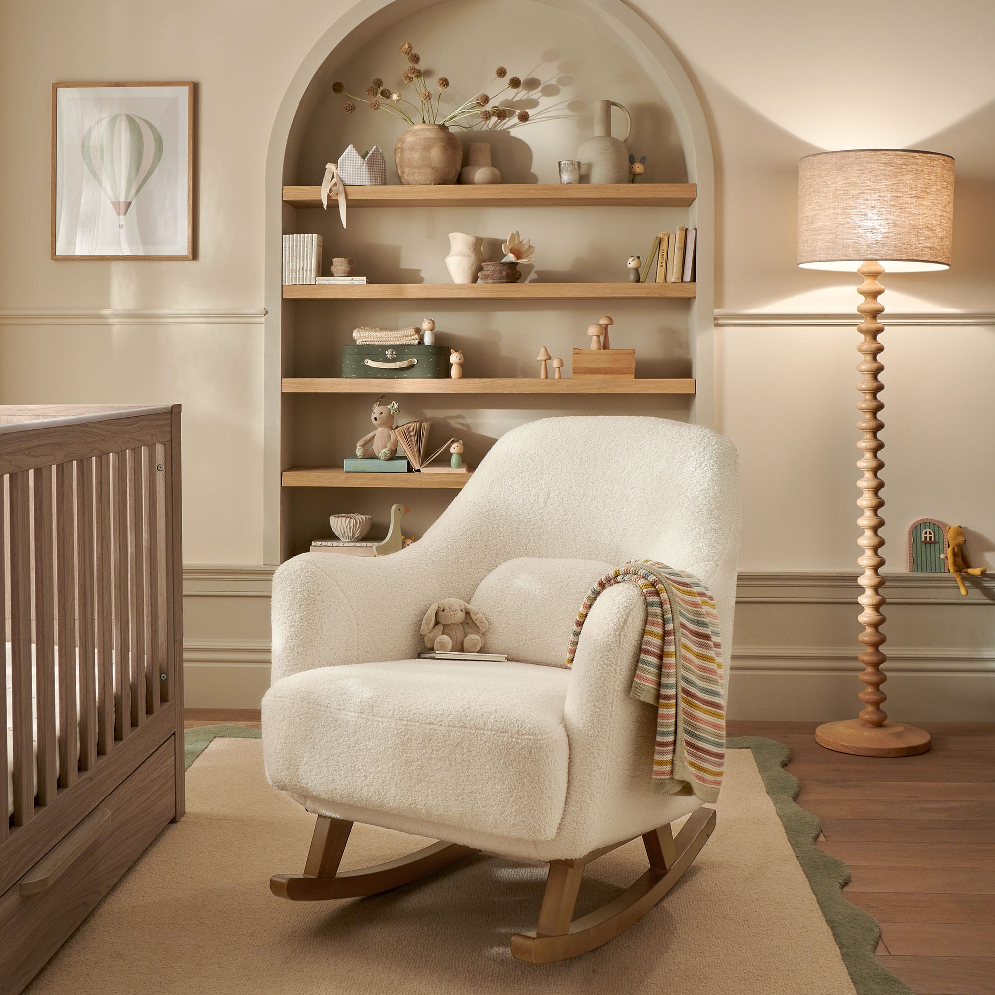 Mamas & Papas nursing chairs Mamas & Papas Penrose Nursing Chair - Off White Boucle Weave CHPR8BW00