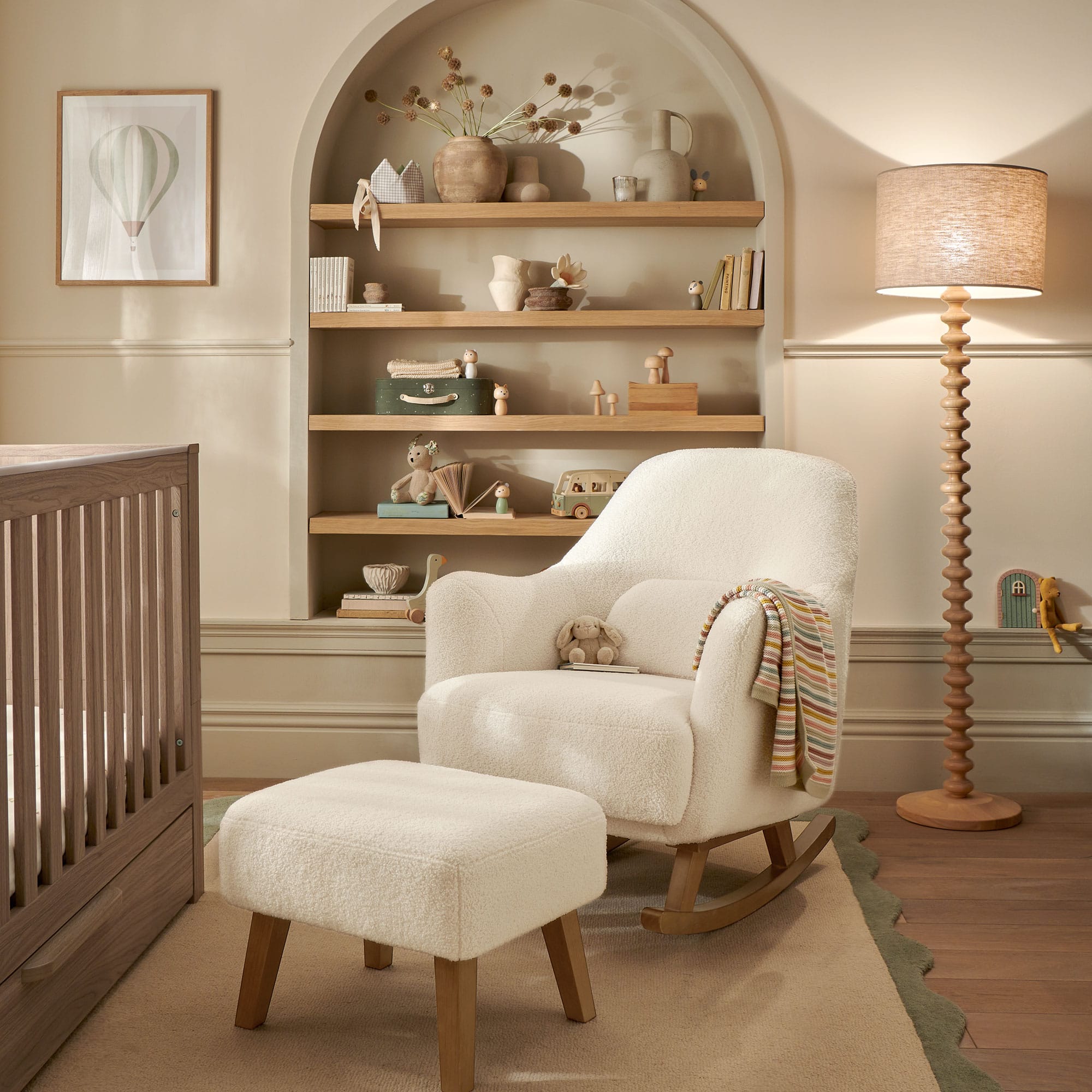 Mamas & Papas nursing chairs Mamas & Papas Penrose Nursing Chair - Off White Boucle Weave SEPS8BW00